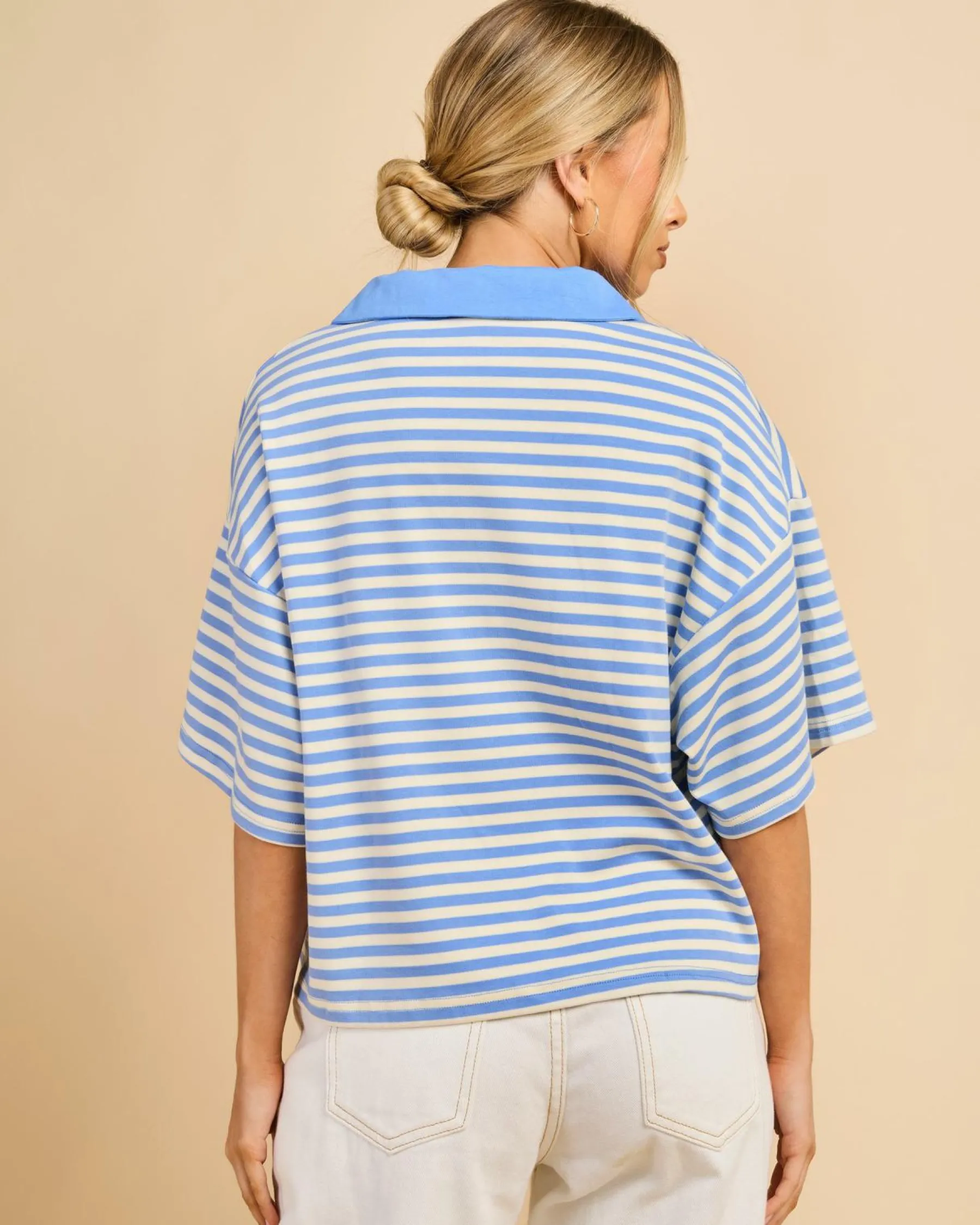 Hot Hunter Stripe Shirt Women Tops