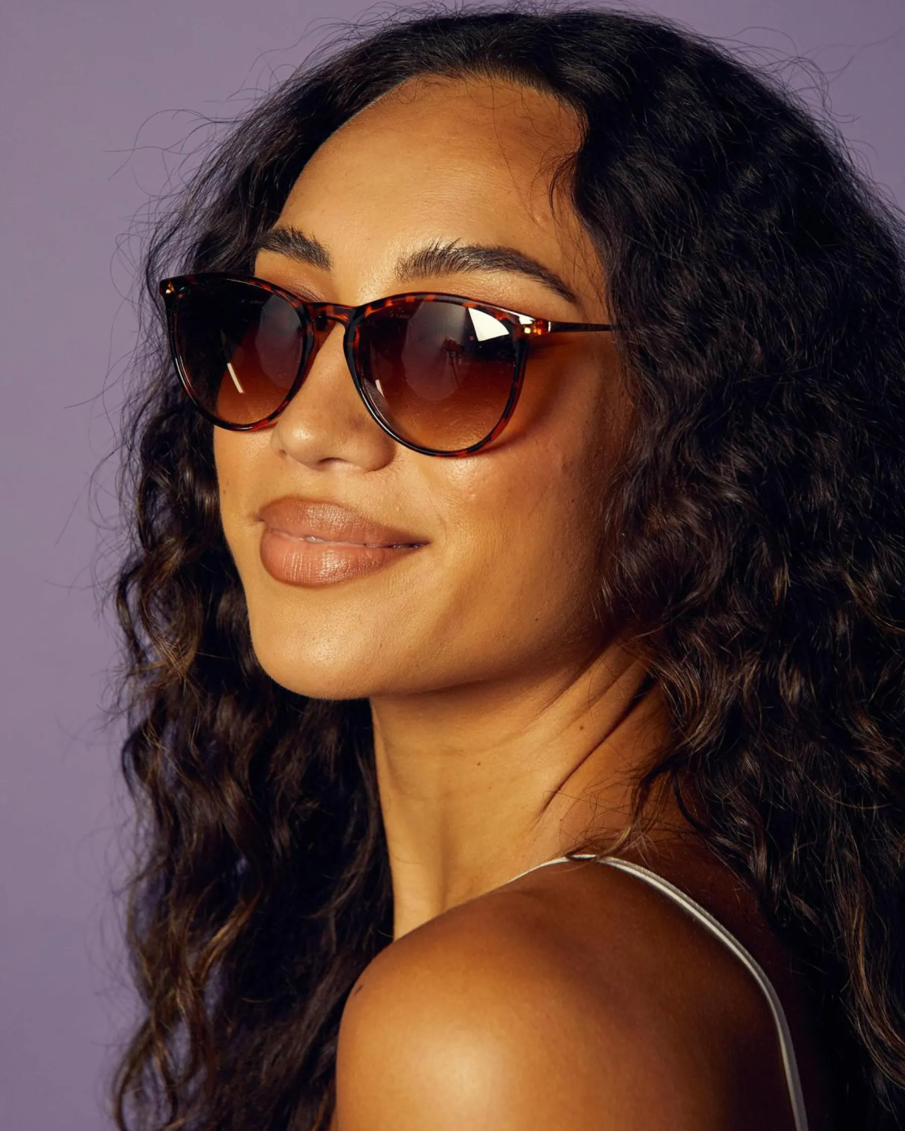 Sunglasses*Indie Eyewear Hyra Sunglasses S Tort/gd Brown