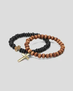 Jewelry*Classics 77 Icon Double Crossed Combo Bracelet Pack Assorted