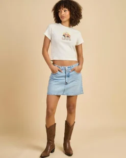 Outlet Icon Skirt Women Denim|Bottoms