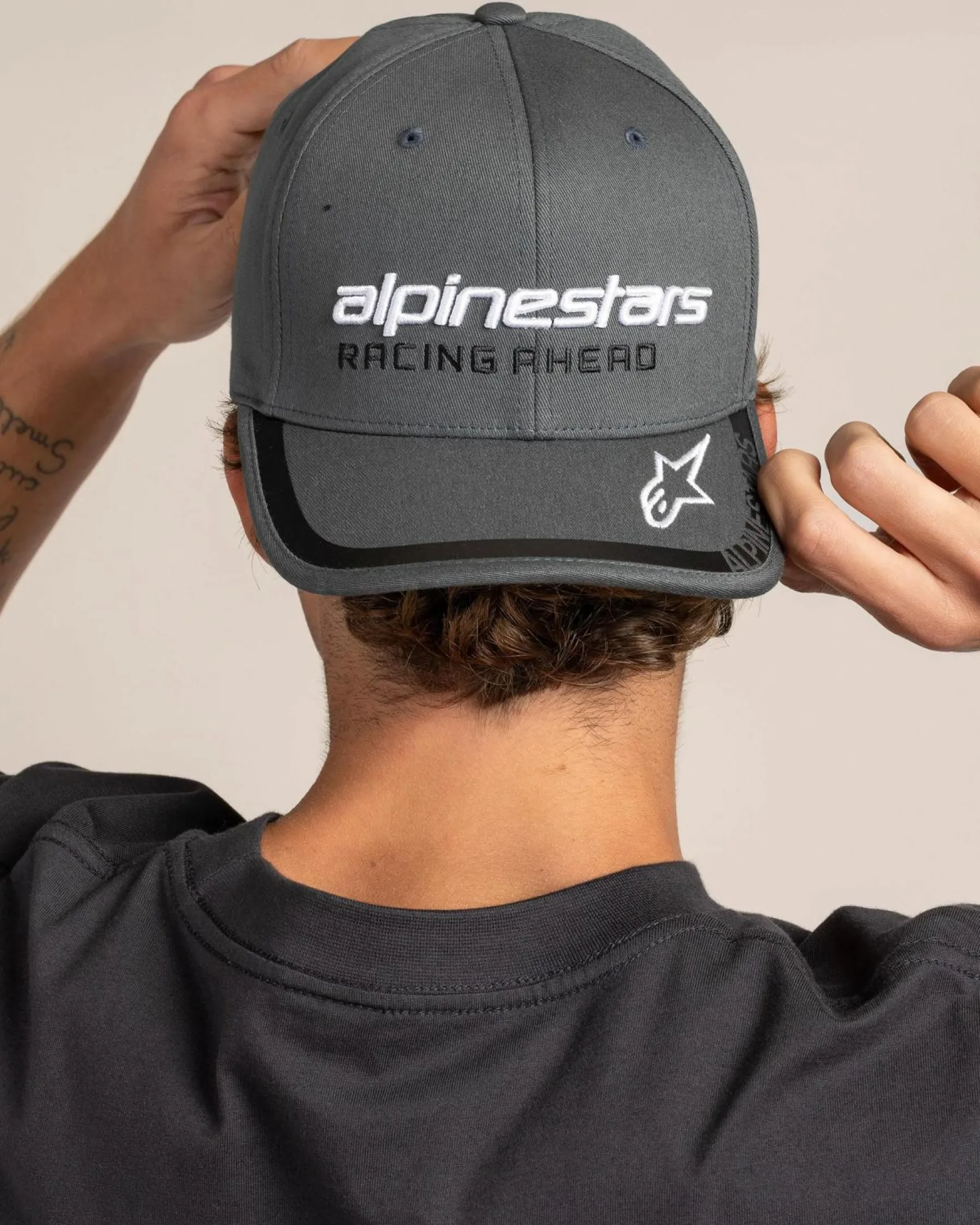 Headwear*Alpinestars Indent Cap Charcoal/black