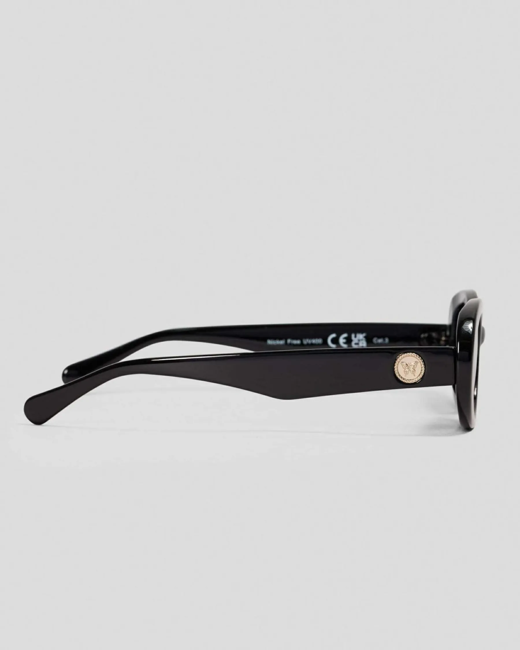 Sunglasses*Indie Eyewear Isabela Sunglasses Black/smoke