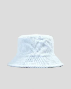 Headwear*Ava And Ever Jackie Cord Bucket Hat Baby Blue