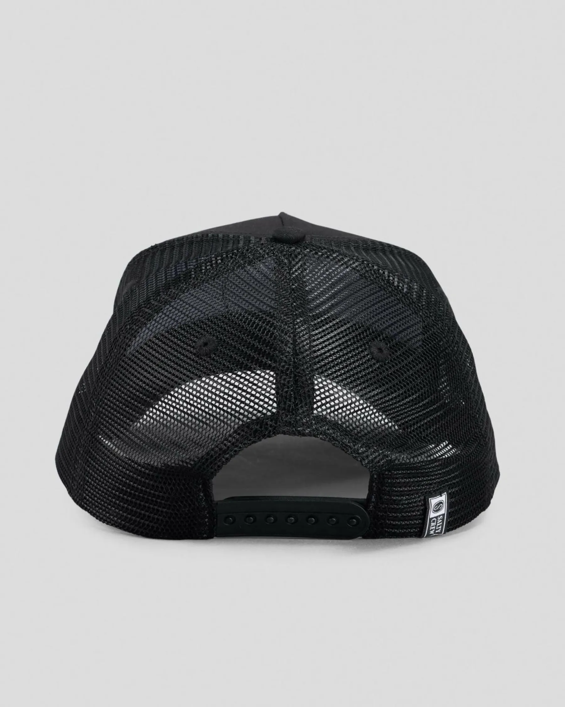Headwear*Salty Crew Jimmy 5 Panel Trucker Cap Black