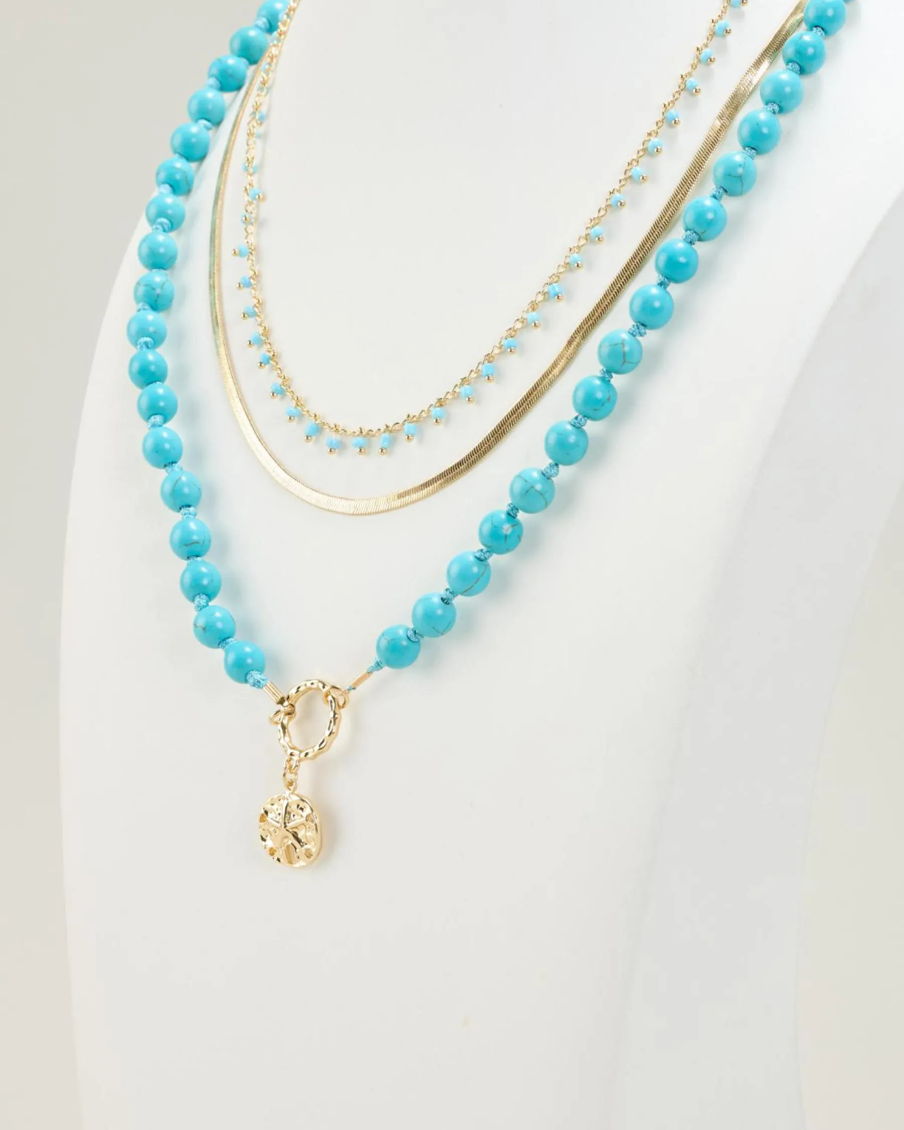 Jewelry|Jewelry*Karyn In LA Jonah Necklace Pack Turq/silver