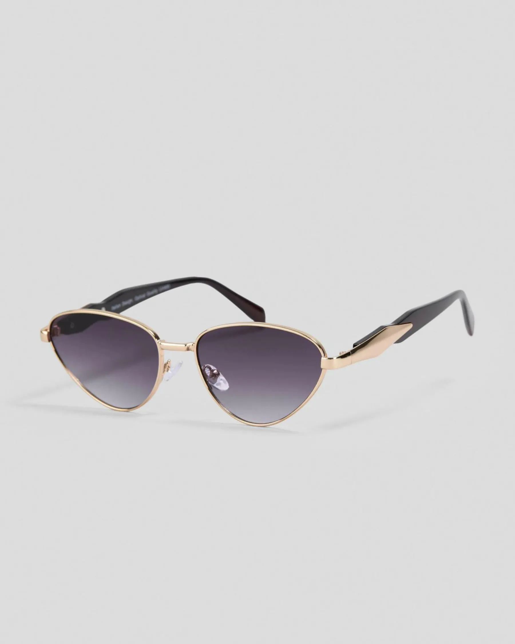 Sunglasses*Indie Eyewear Juniper Sunglasses Gold/smk