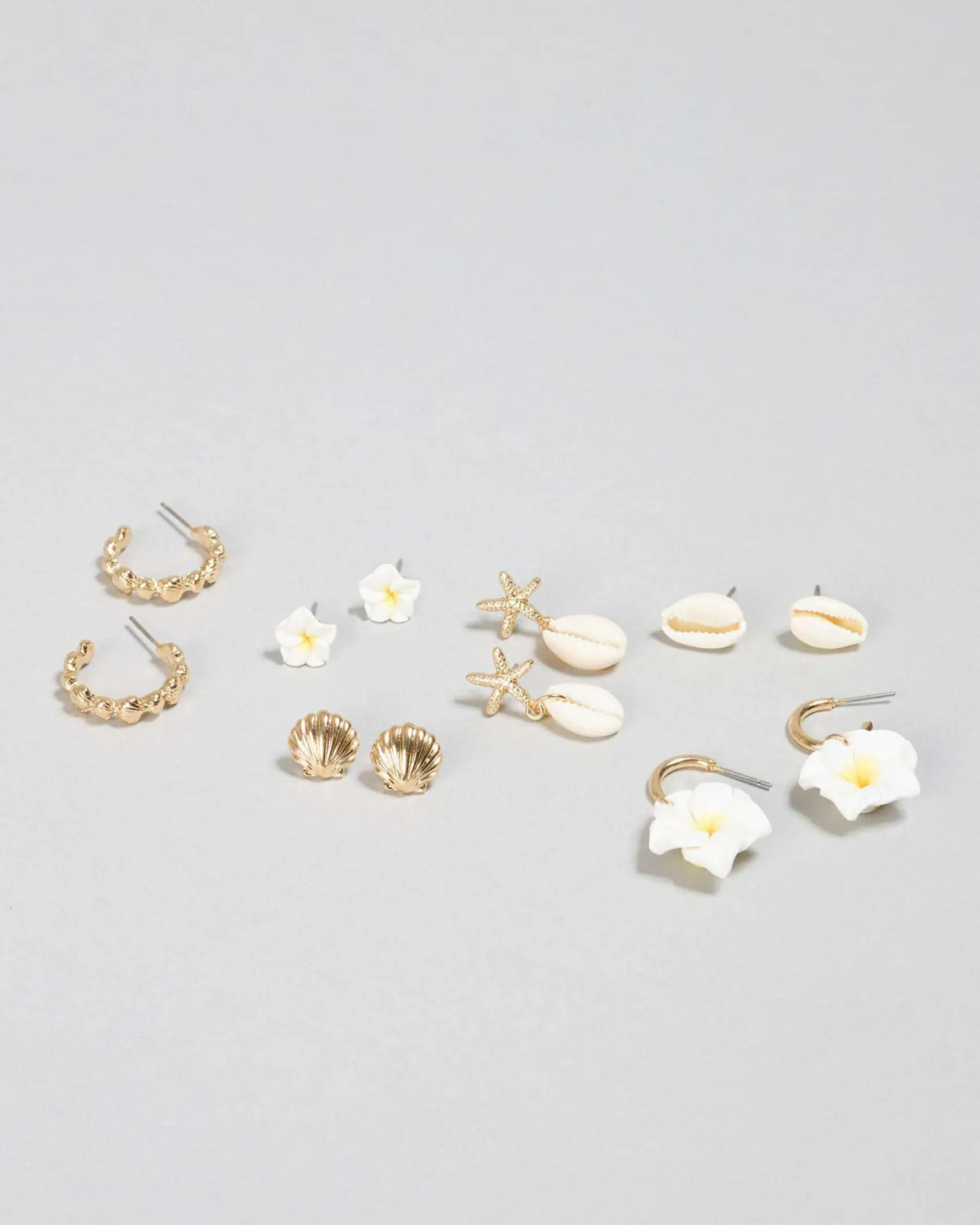 Jewelry|Jewelry*Karyn In LA Kelly Earring Pack Coconut/gold
