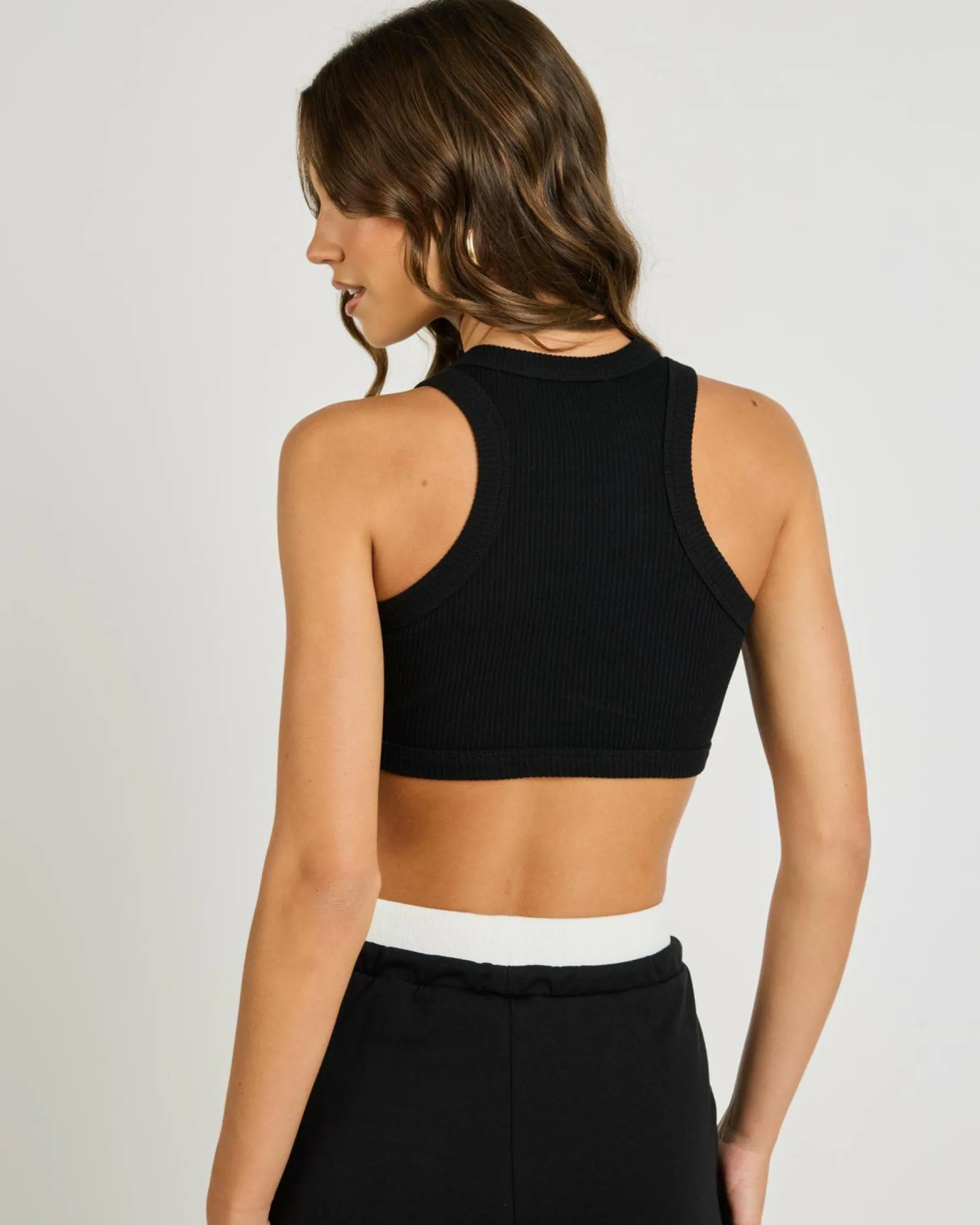 Tops*Ava And Ever Kendra Ultra Crop Top Black