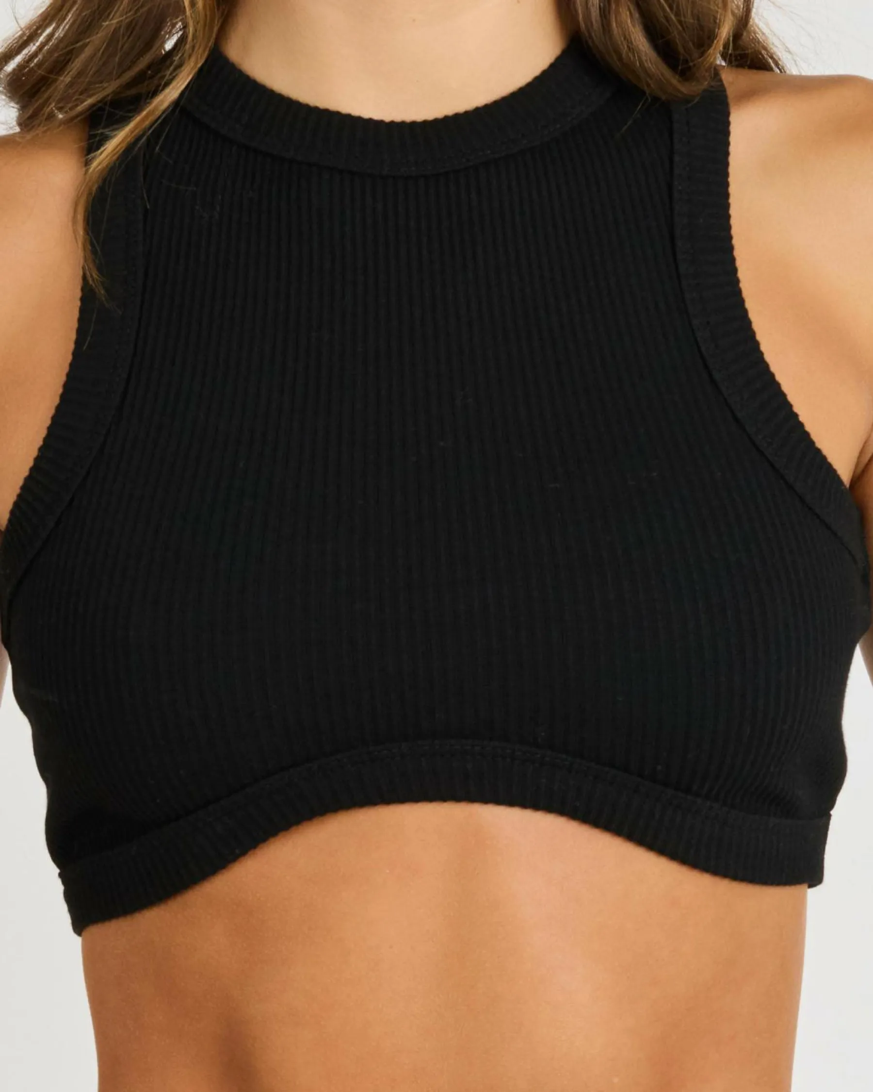 Tops*Ava And Ever Kendra Ultra Crop Top Black