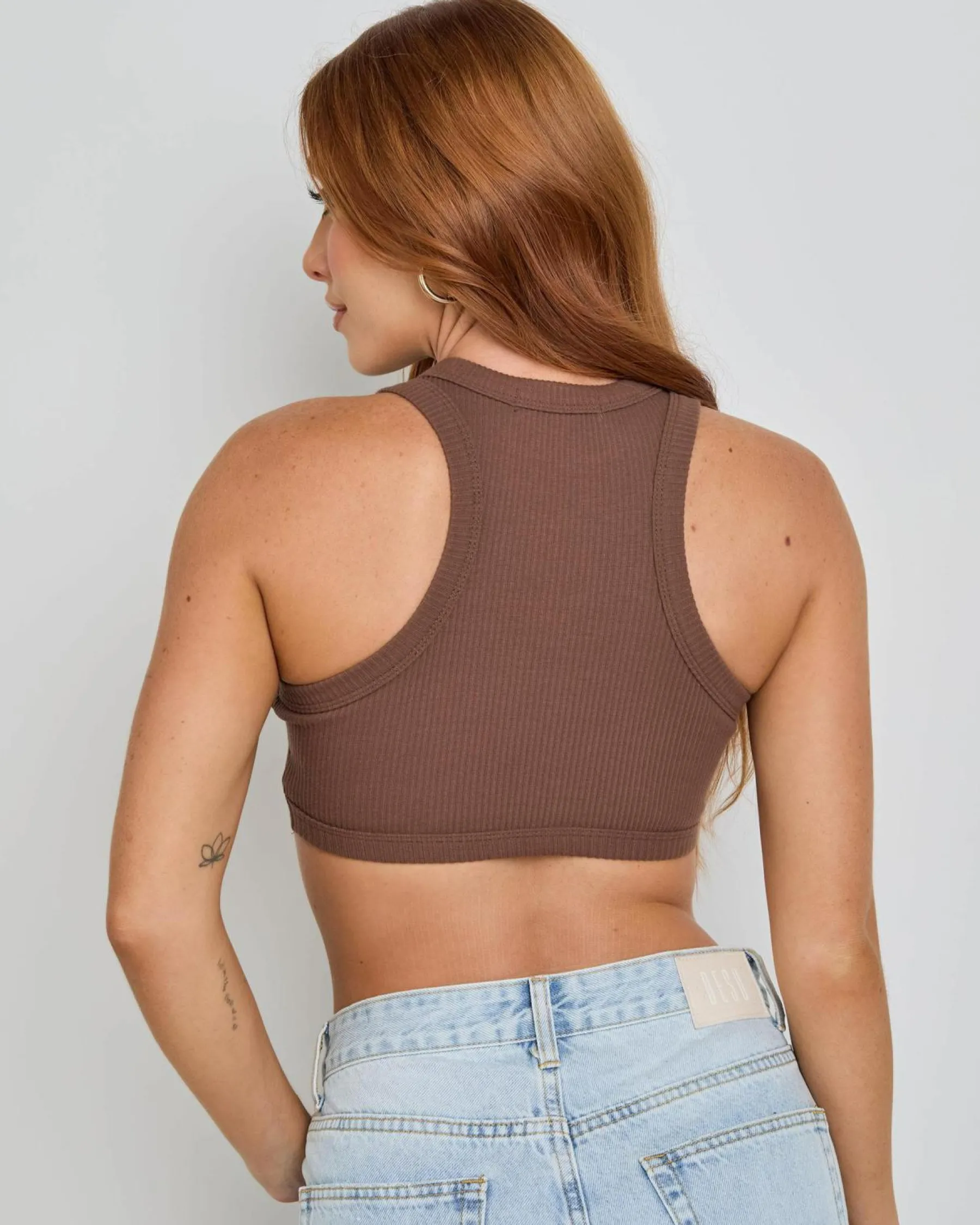 Tops*Ava And Ever Kendra Ultra Crop Top Espresso