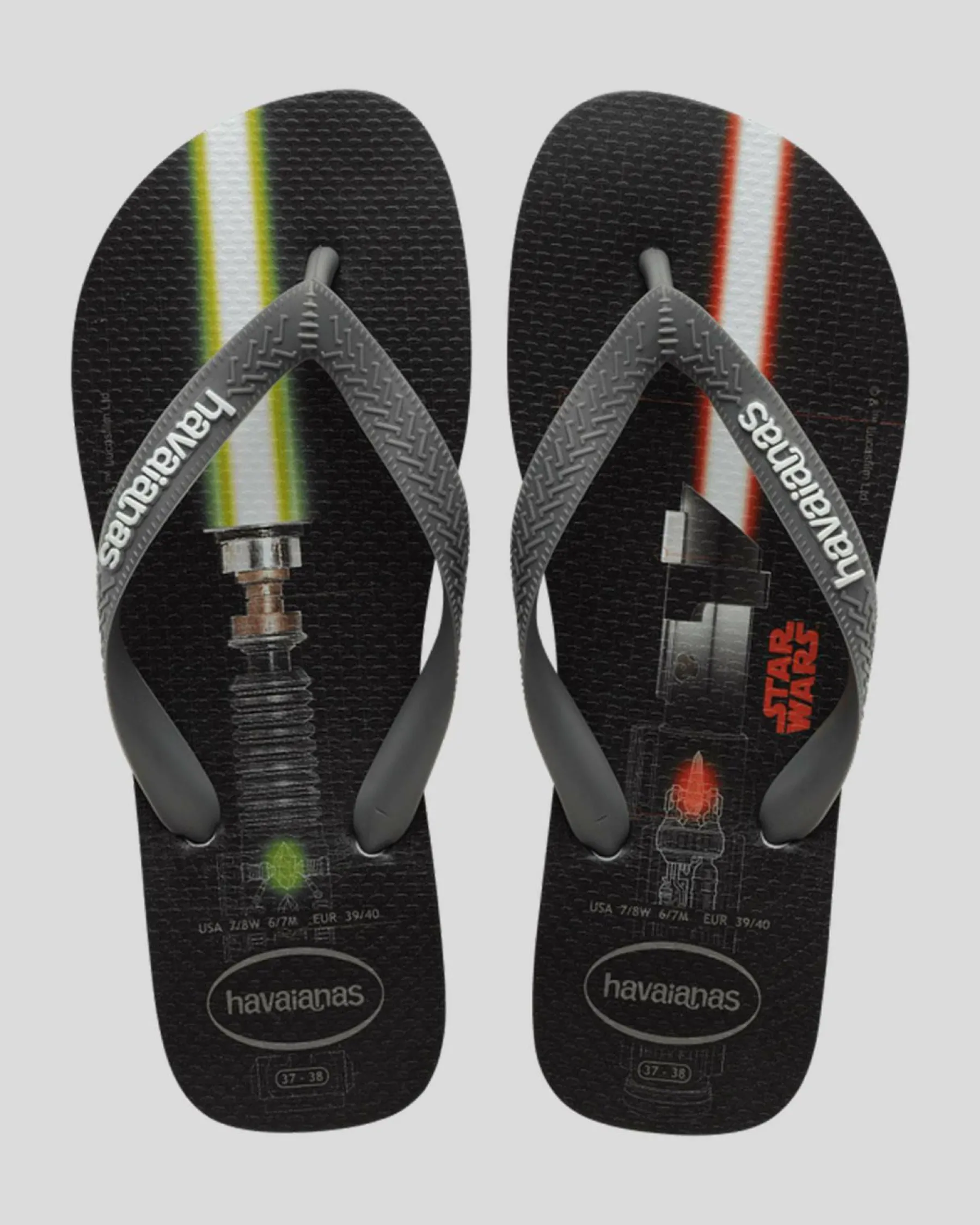 Flip Flops & Sandals*Havaianas Kids' Star Wars Thongs Ice Grey
