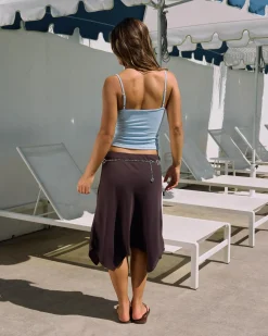 Bottoms*Mooloola Kiki Midi Skirt Espresso