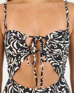 One Pieces*Billabong La Isla Andy One Piece Swimsuit Black Pebble
