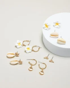 Jewelry|Jewelry*Karyn In LA Lana Frangipani Earring Pack White/gold