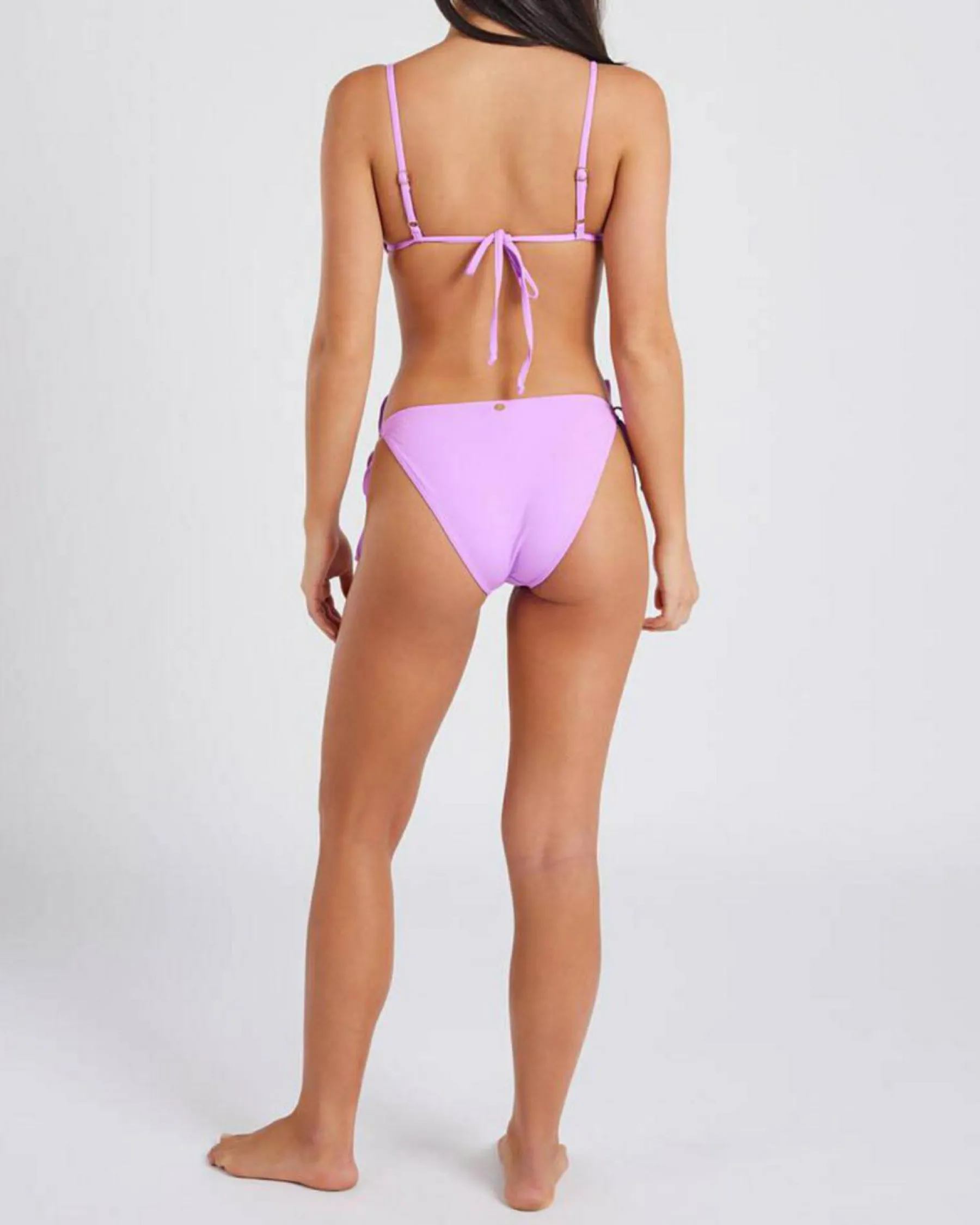 Bikinis*Kaiami Lara Classic Tie Side Bikini Bottom Pop Violet