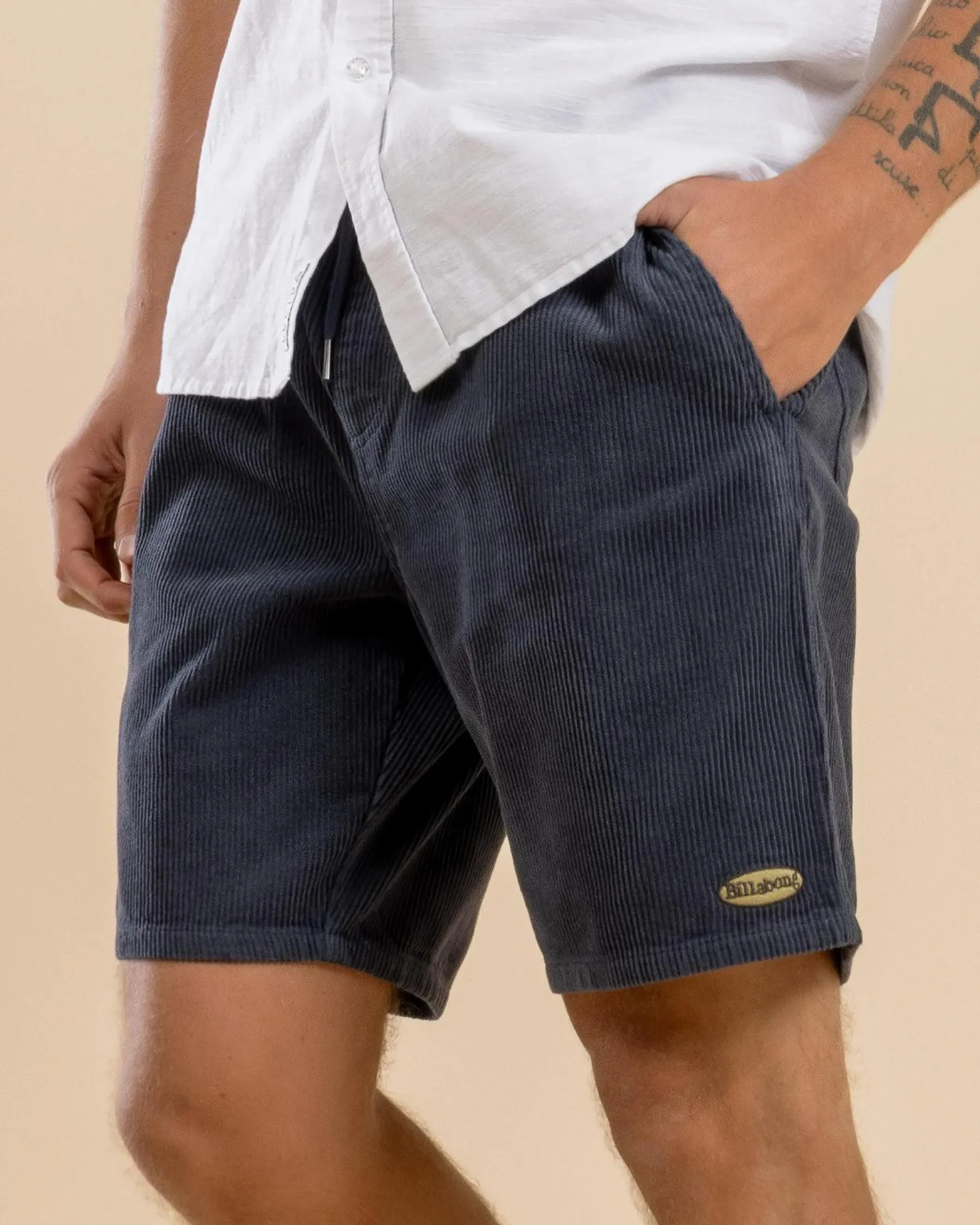 Shorts & Bottoms*Billabong Larry Cord Walk Shorts Midnight Blue