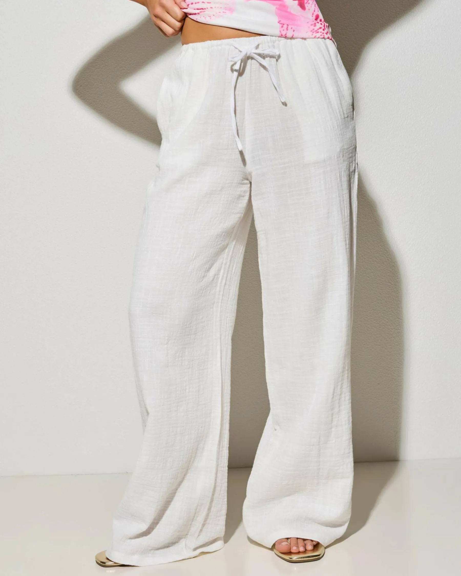 Bottoms*Mooloola Lennox Pants White