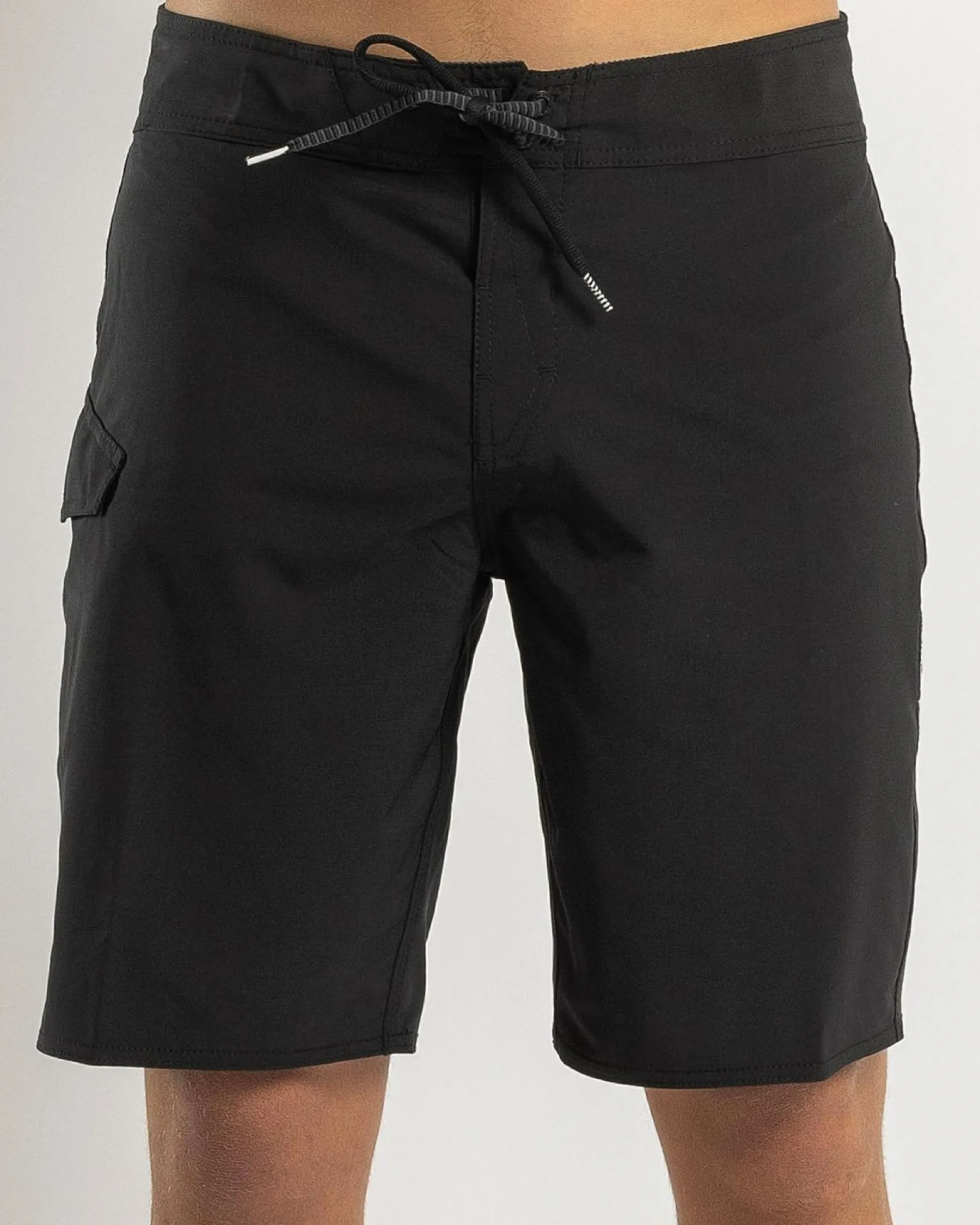 Board Shorts|Shorts & Bottoms*Volcom Lido Solid Mod 20" Board Shorts Black