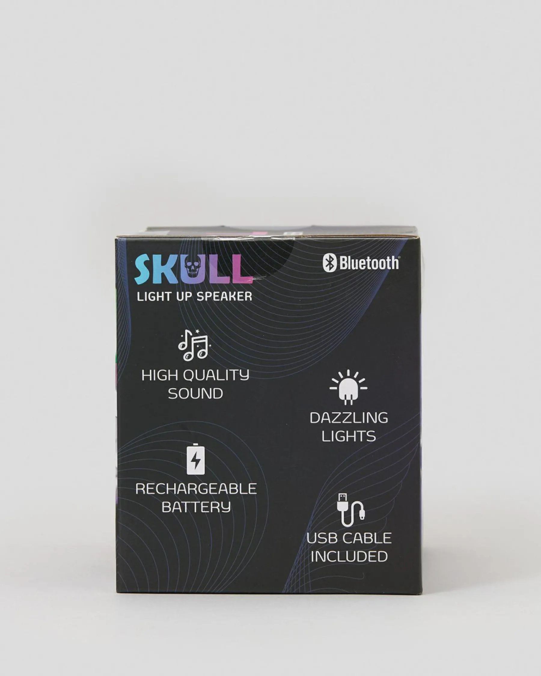 Tech|Gifts & Novelty*Get It Now Light Up Skull Speaker White