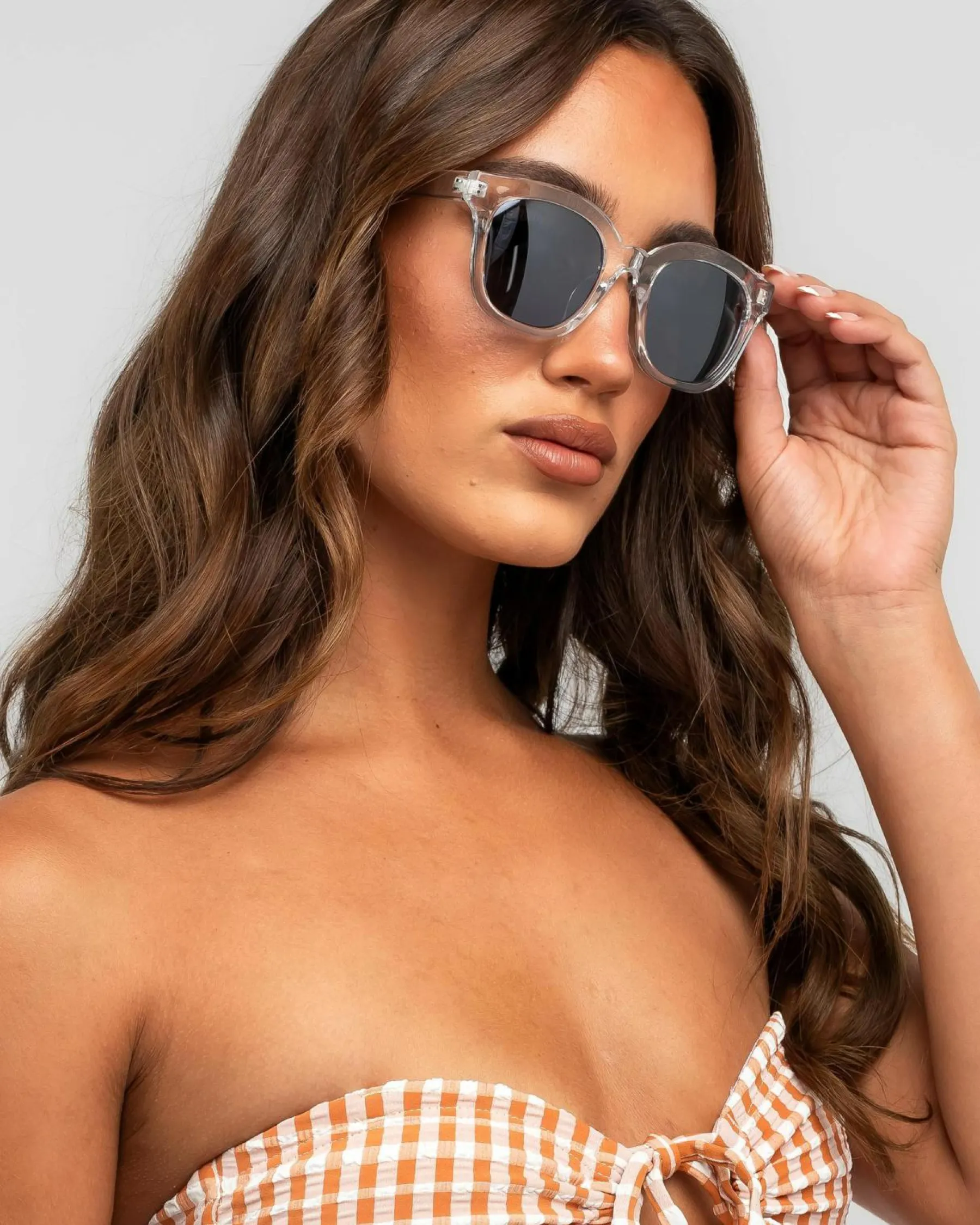 Sunglasses*Indie Eyewear Lili Sunglasses Clear/smoke