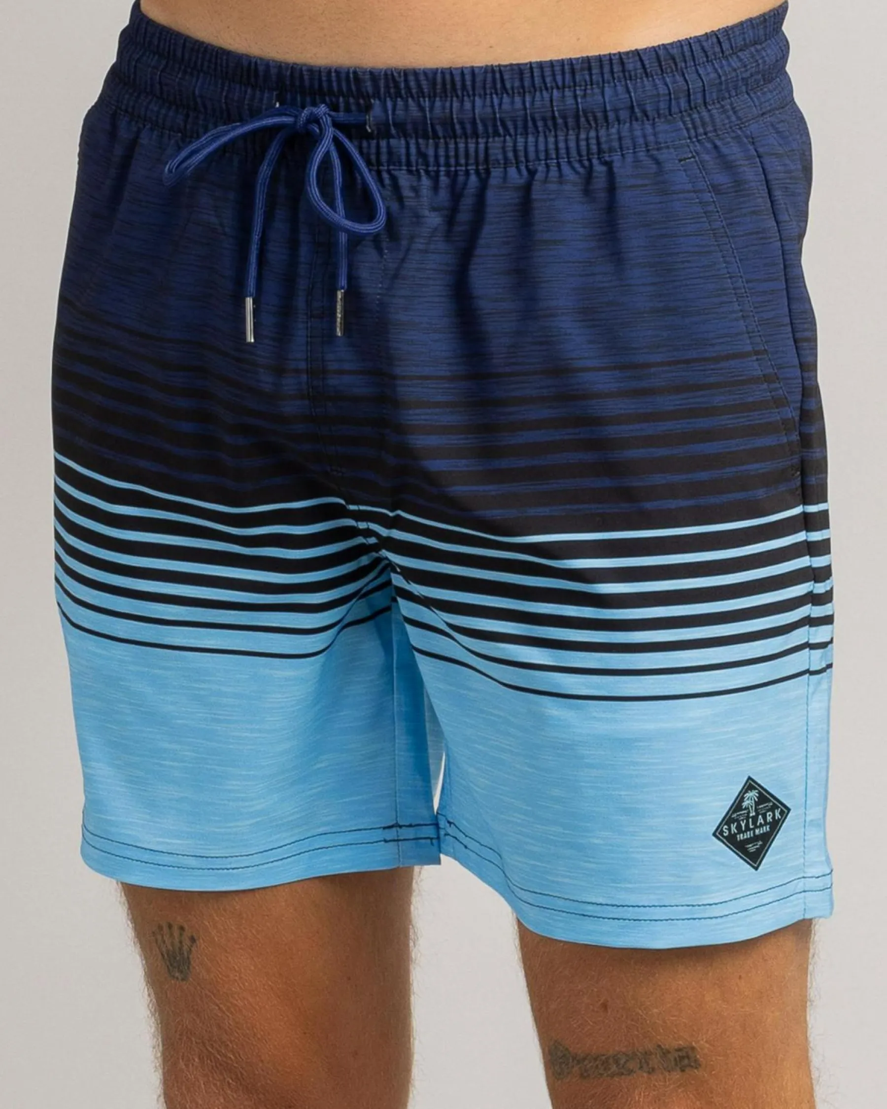 Online Linear Elastic Waist Shorts Board Shorts|Shorts & Bottoms