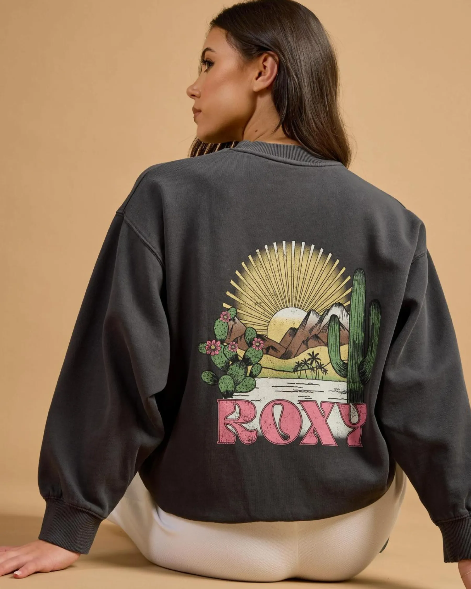 Jumpers & Hoodies*Roxy Lineup Sweatshirt Phantom