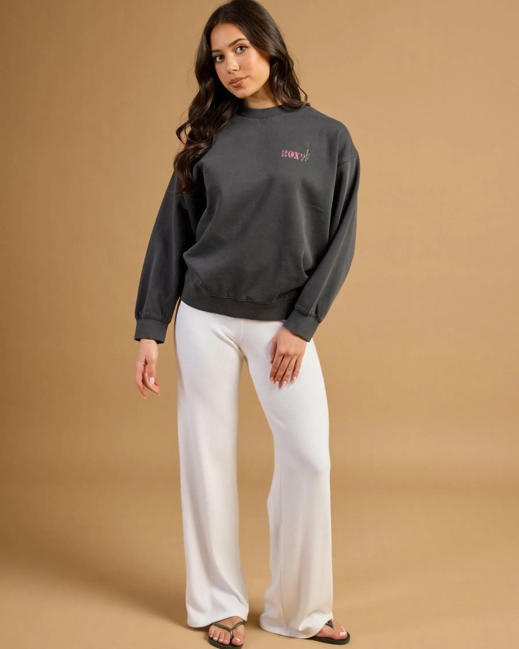 Jumpers & Hoodies*Roxy Lineup Sweatshirt Phantom