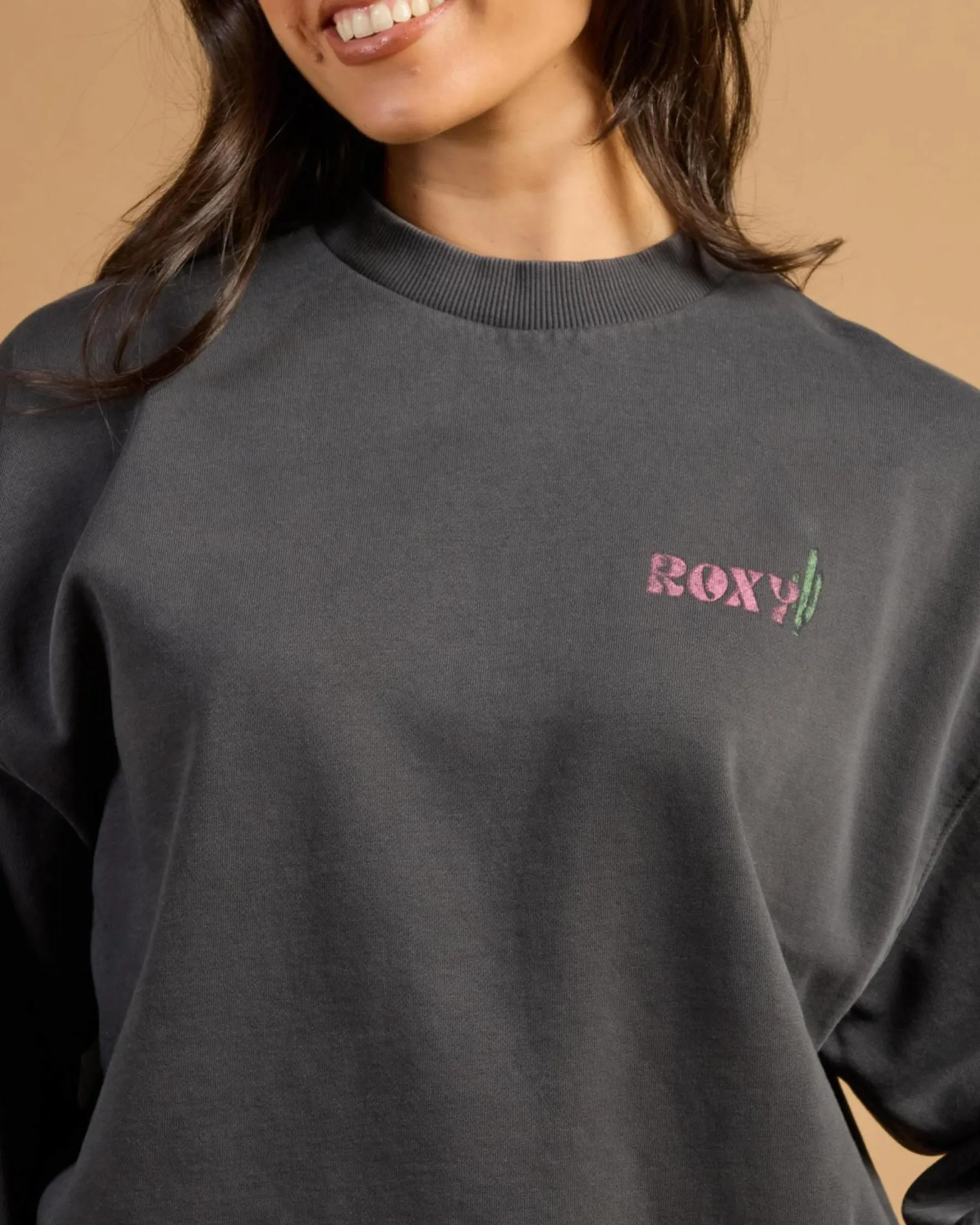 Jumpers & Hoodies*Roxy Lineup Sweatshirt Phantom