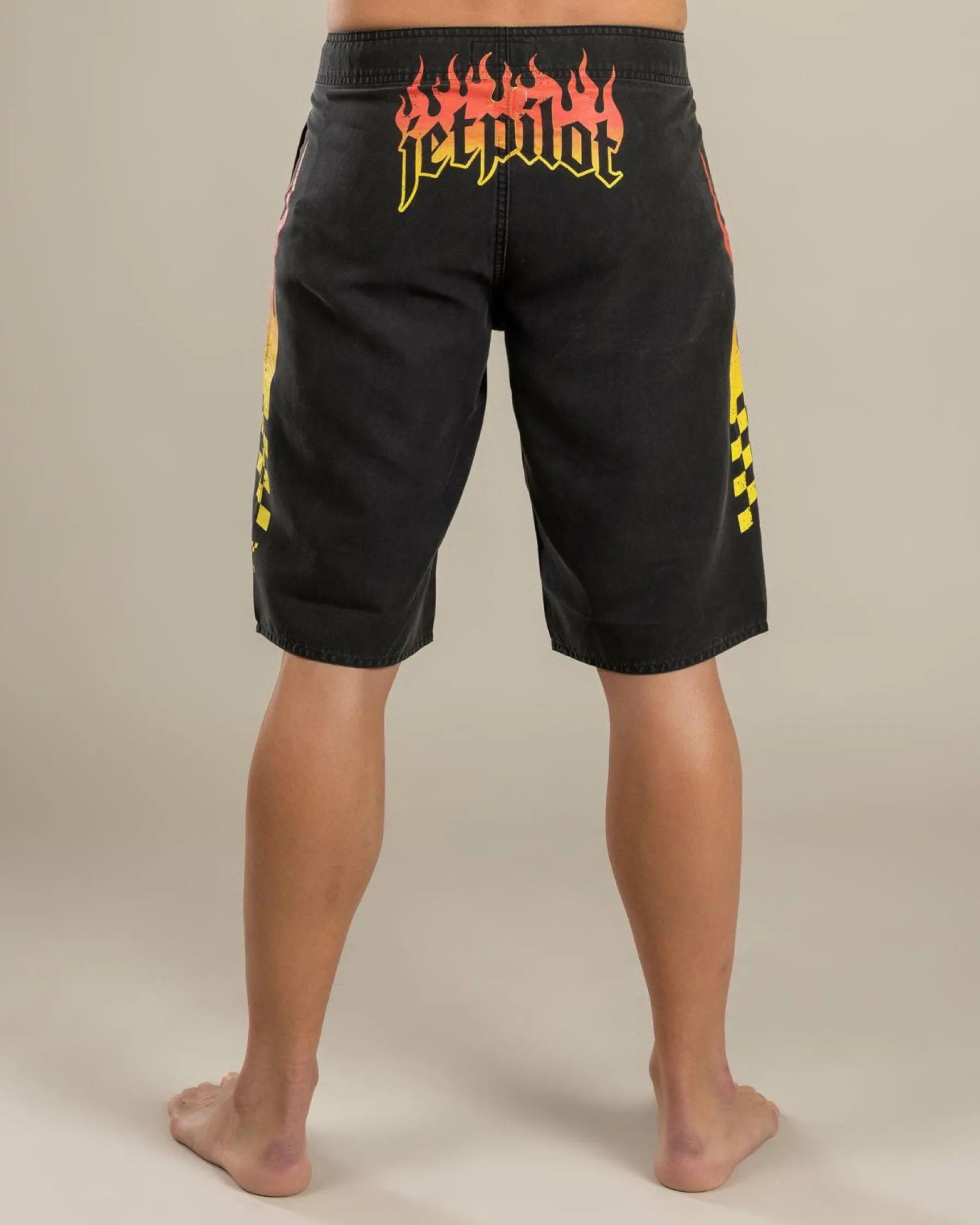 Board Shorts|Shorts & Bottoms*Jetpilot Live Fast Board Shorts Washed Black