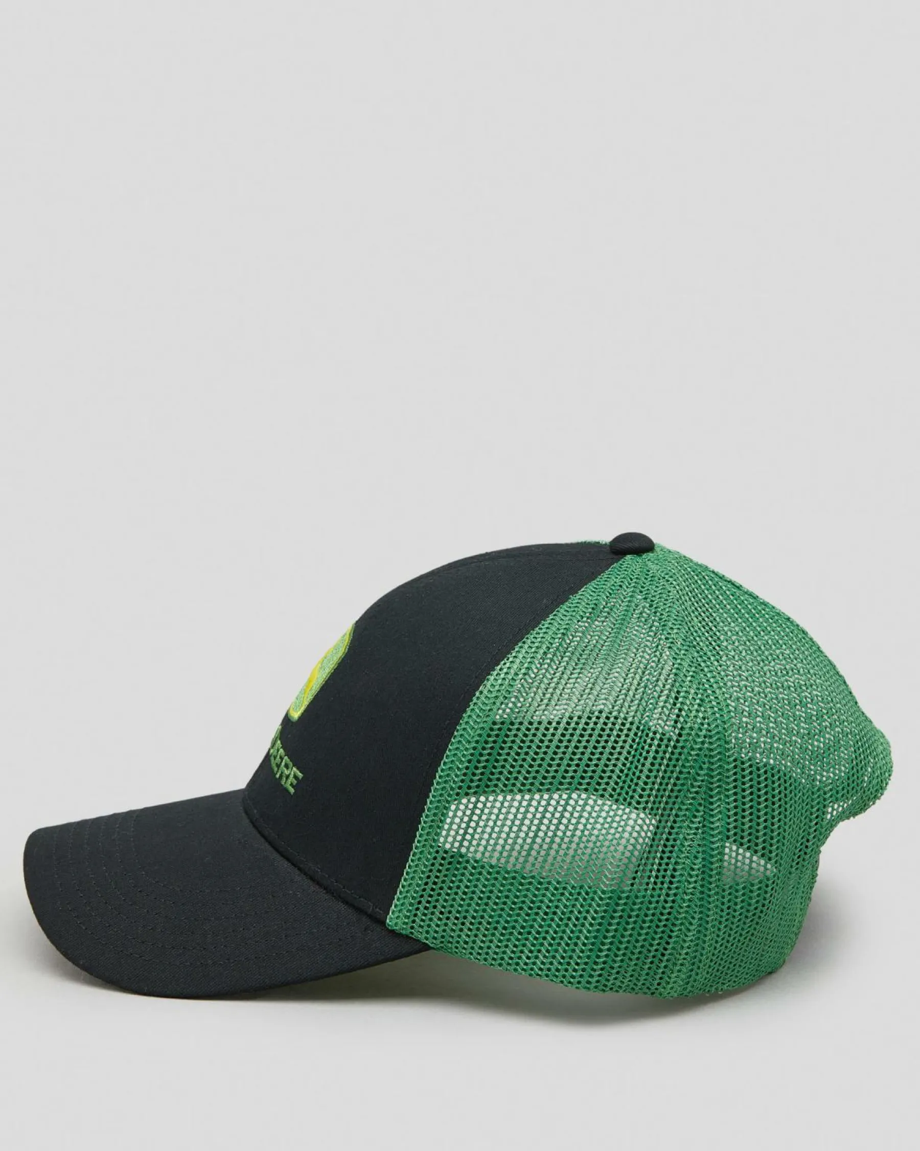 Headwear*John Deere Logo Mesh Back Cap Black/green