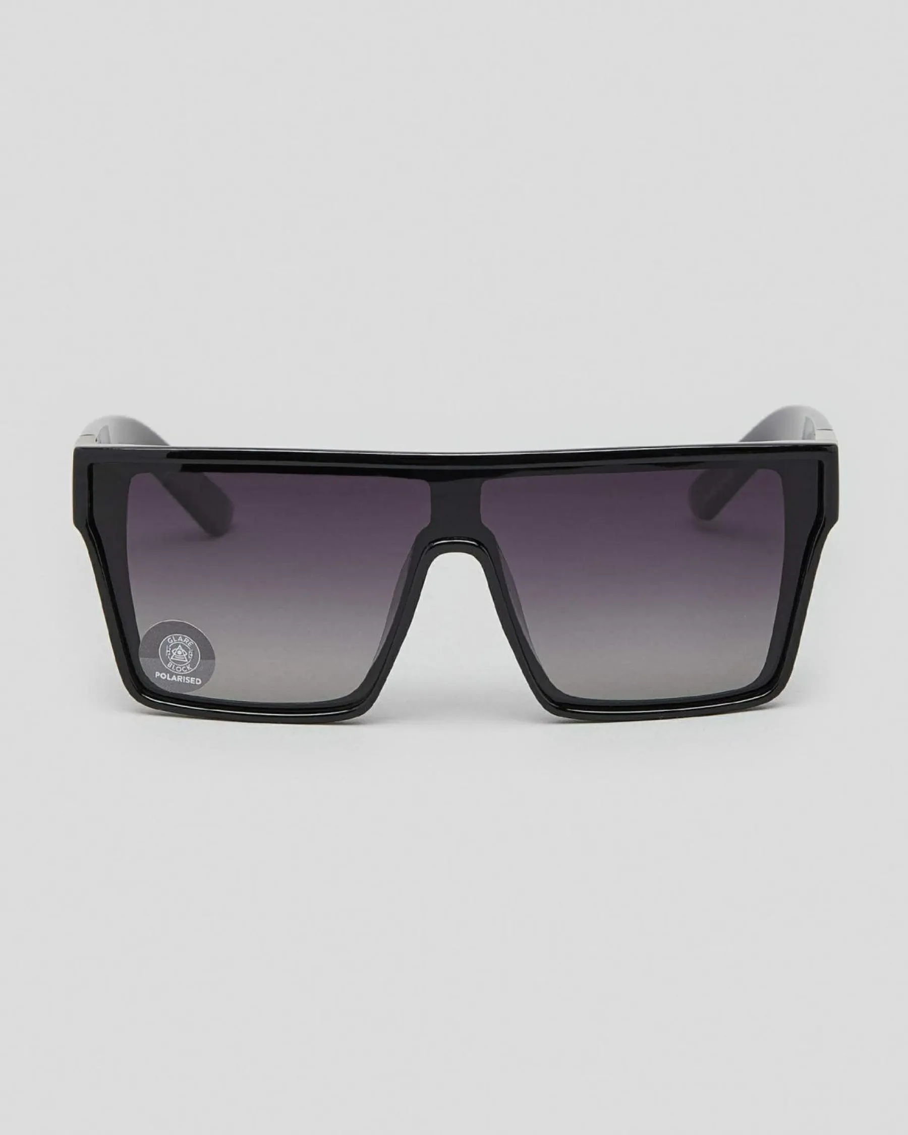 Sunglasses*Sin Eyewear Loose Cannon Sunglasses Shiny Black / Smoke Gradient