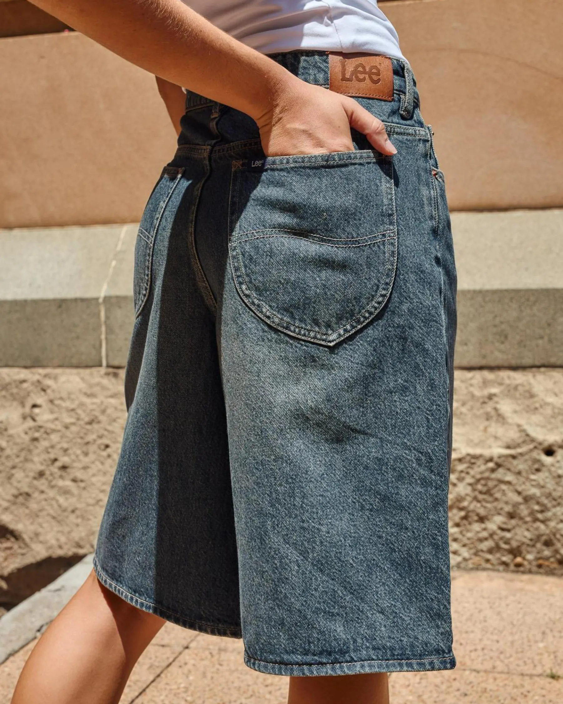 Outlet Low Slouch Jorts Women Denim|Bottoms