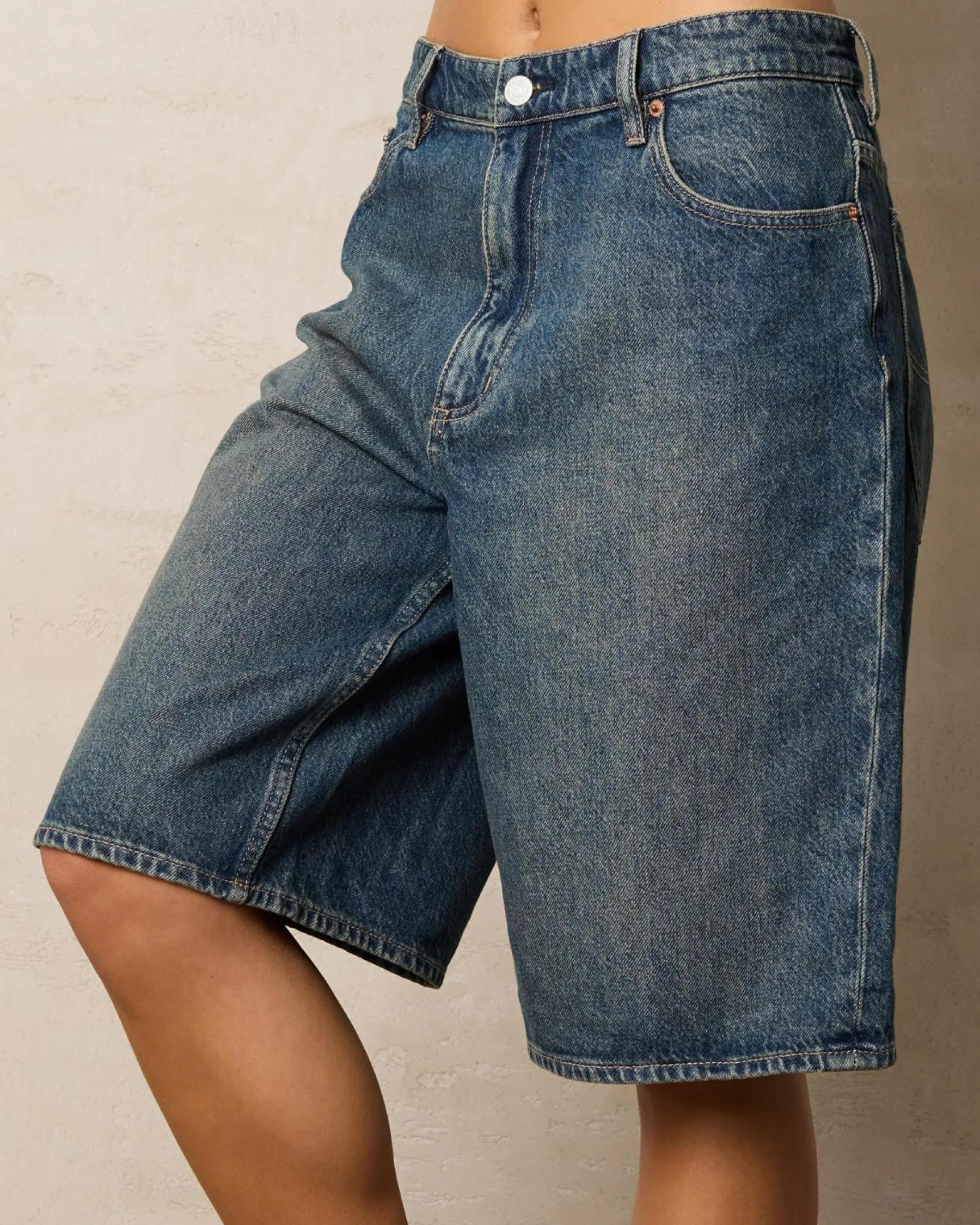 Outlet Low Slouch Jorts Women Denim|Bottoms