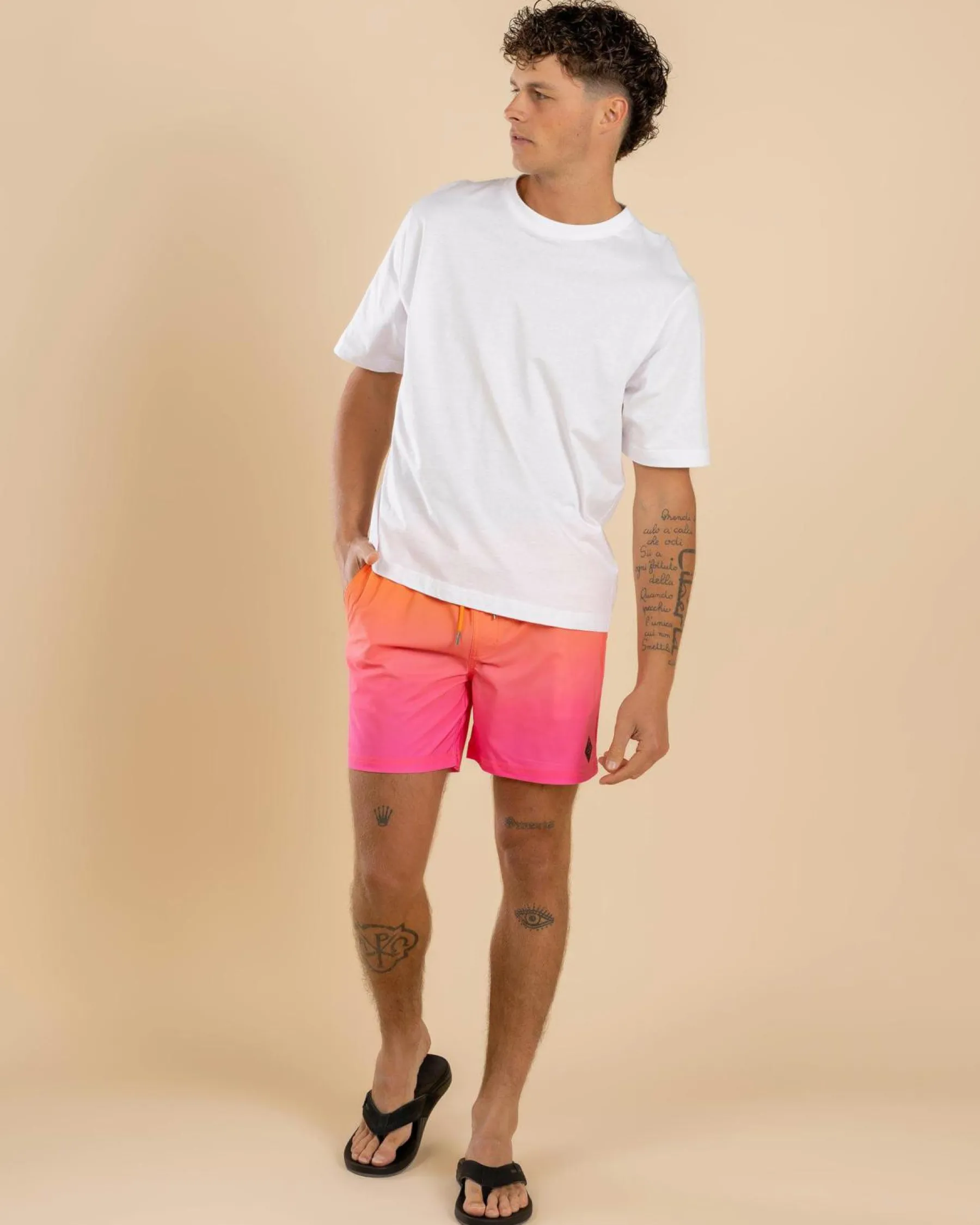 Online Luminous Elastic Waist Shorts Shorts & Bottoms