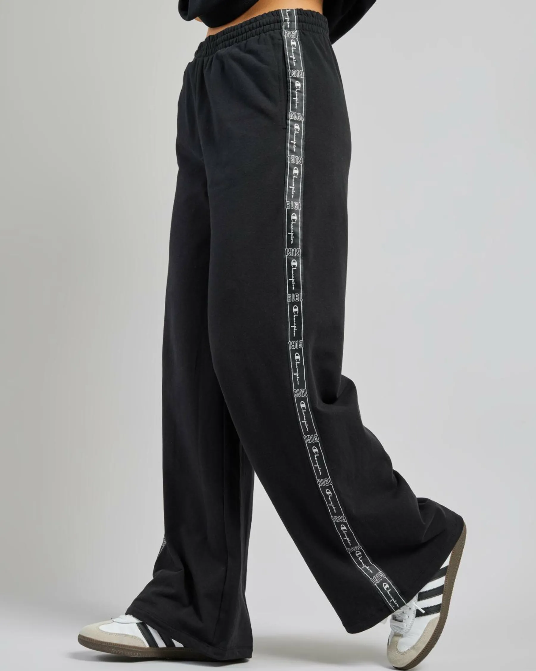 Hot Lux Taping Wide Leg Pants Women Sets|Activewear