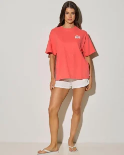 Hot Luxe Surf Heritage T-Shirt Women Tops