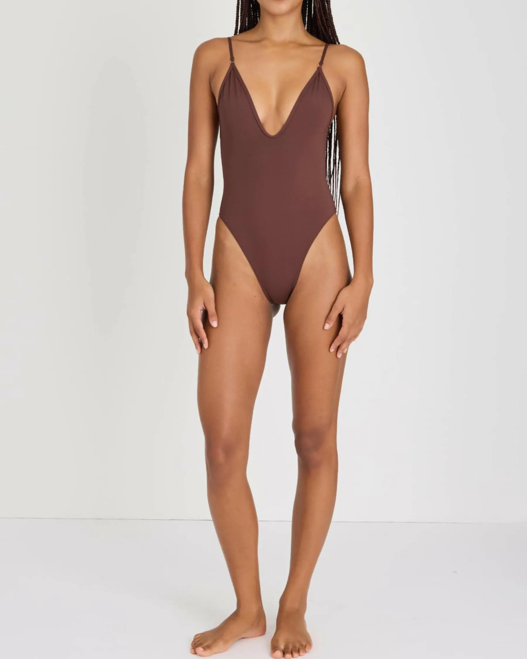 One Pieces*Kaiami Macy One Piece Swimsuit Dark Choc