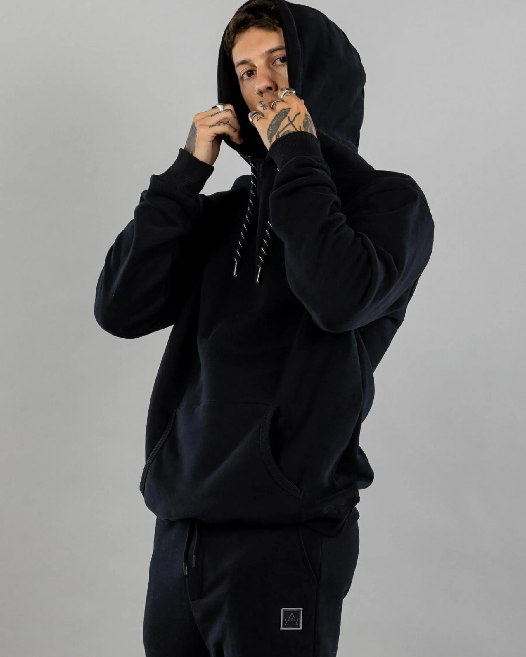 Hoodies & Sweatshirts*Lucid Magnified Hoodie Black