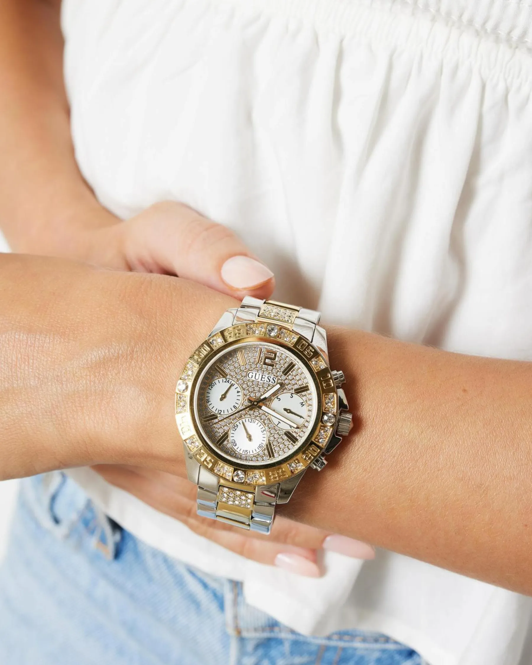 Jewelry*GUESS Majesty Watch Silver/gold