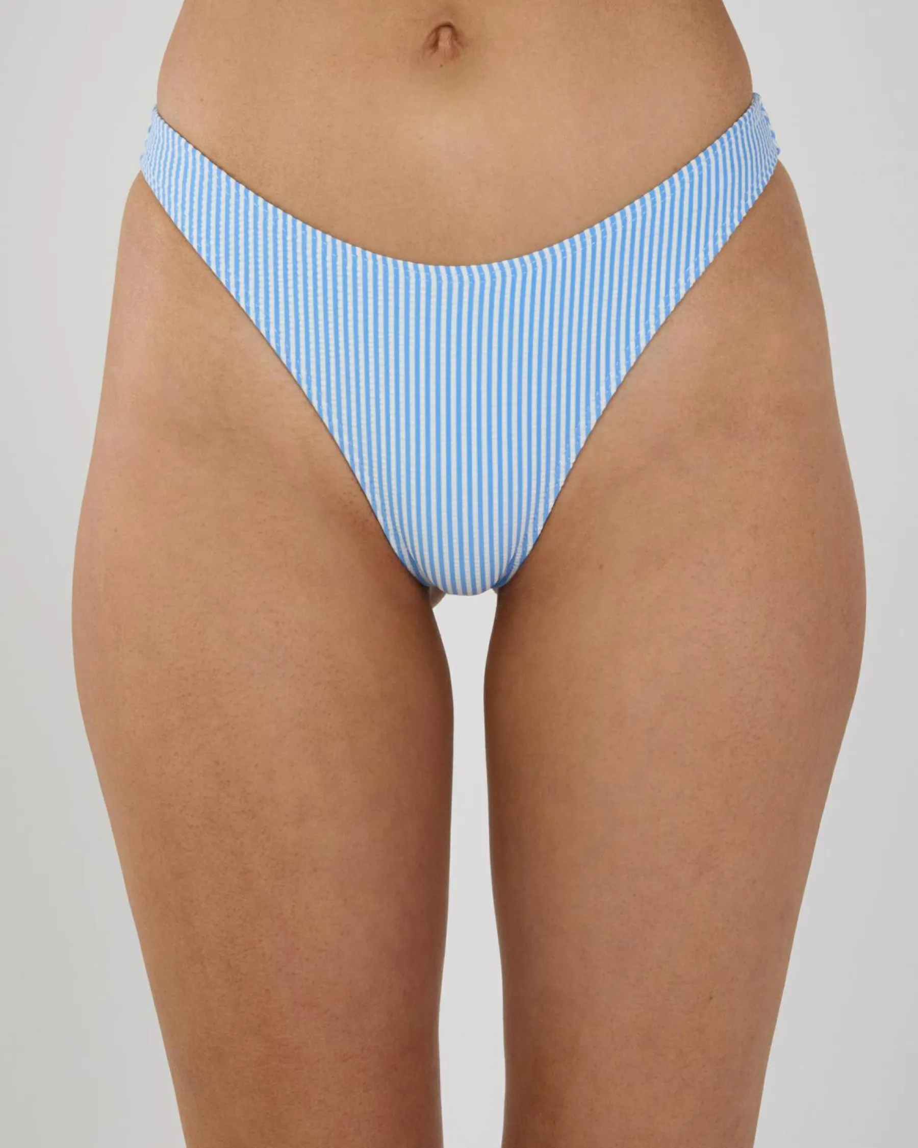 Bikinis*Kaiami Maldive High Cut Bikini Bottom Blue/white