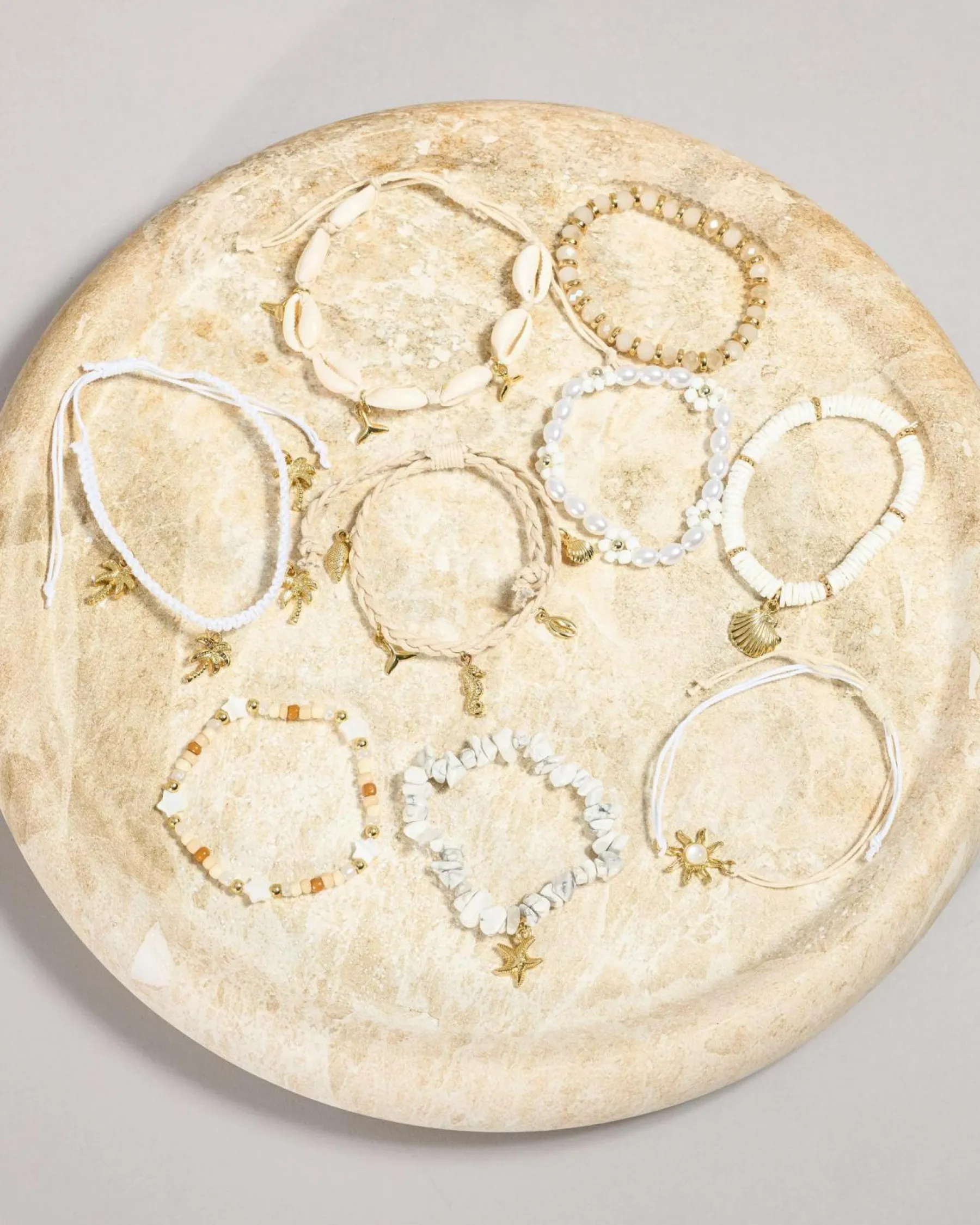 Jewelry*Karyn In LA Maldives Bracelet Pack Natural/gold