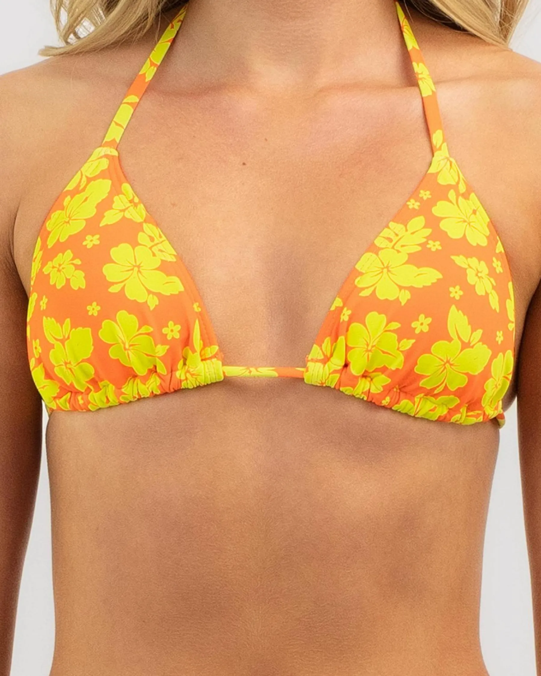 Hot Malibu Beach Sliding Triangle Bikini Top Women Bikinis