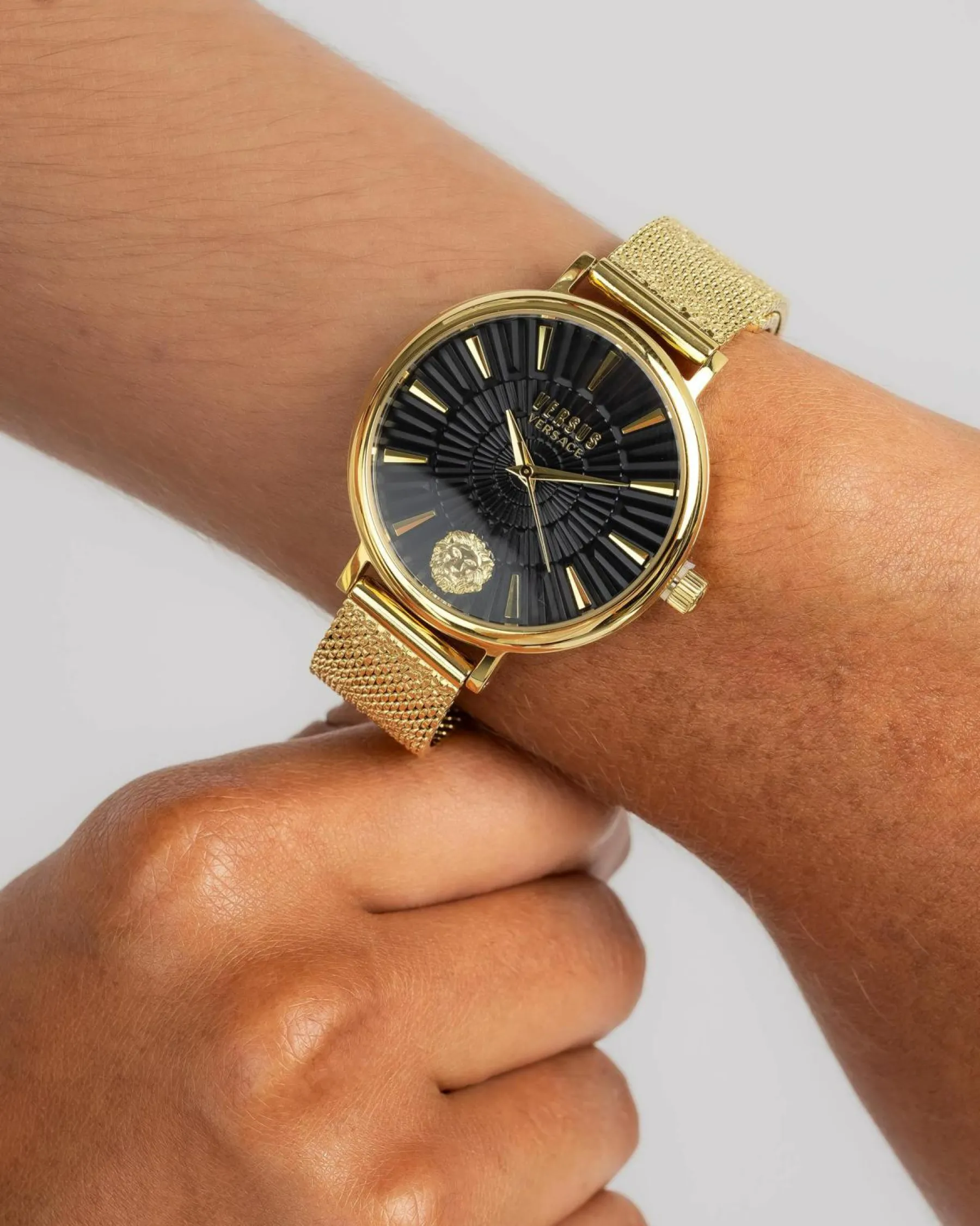 Jewelry*Versus Versace Mar Vista Watch Yellow Gold/black