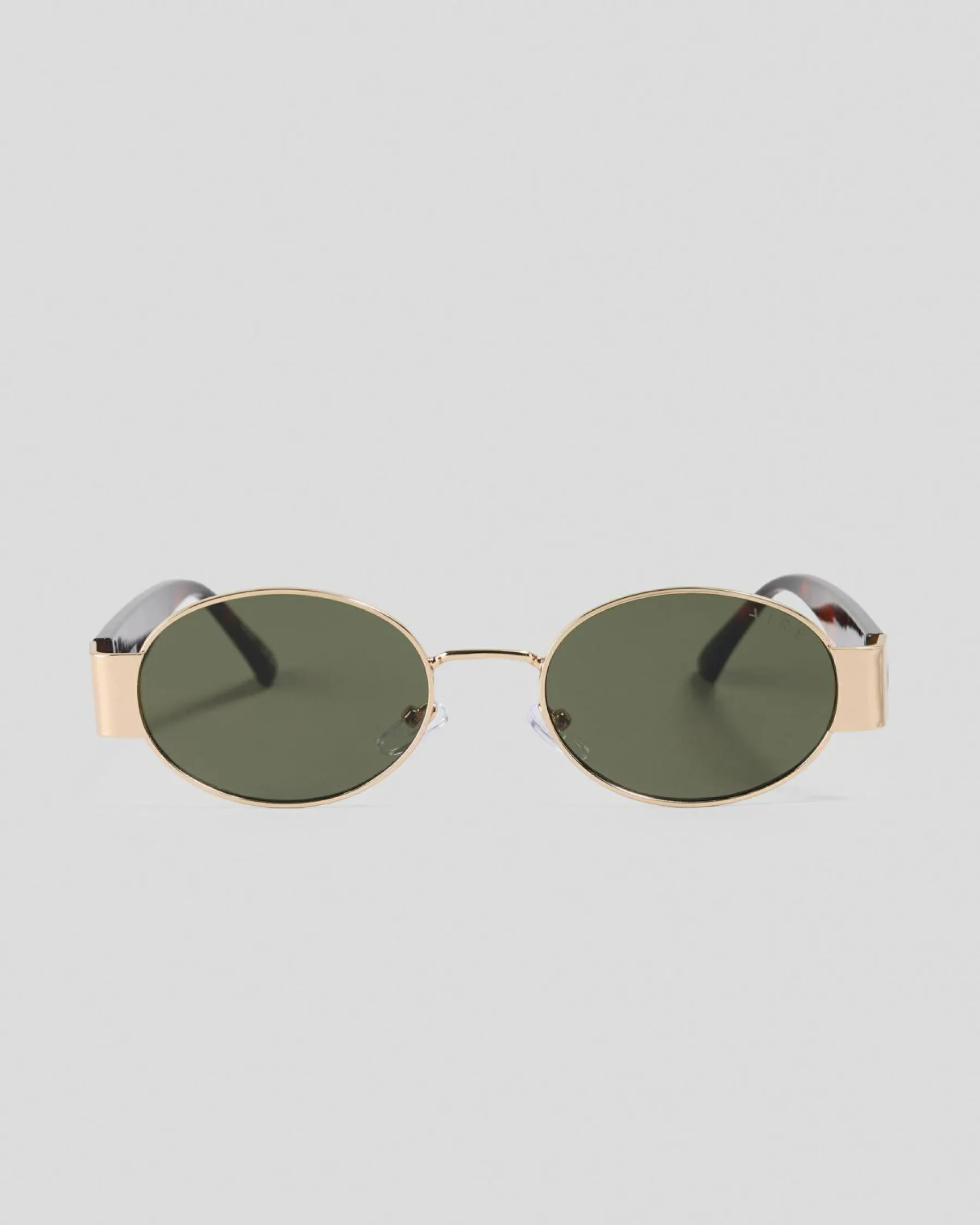 Sunglasses*Aire Mars II Sunglasses Gold Tort/green