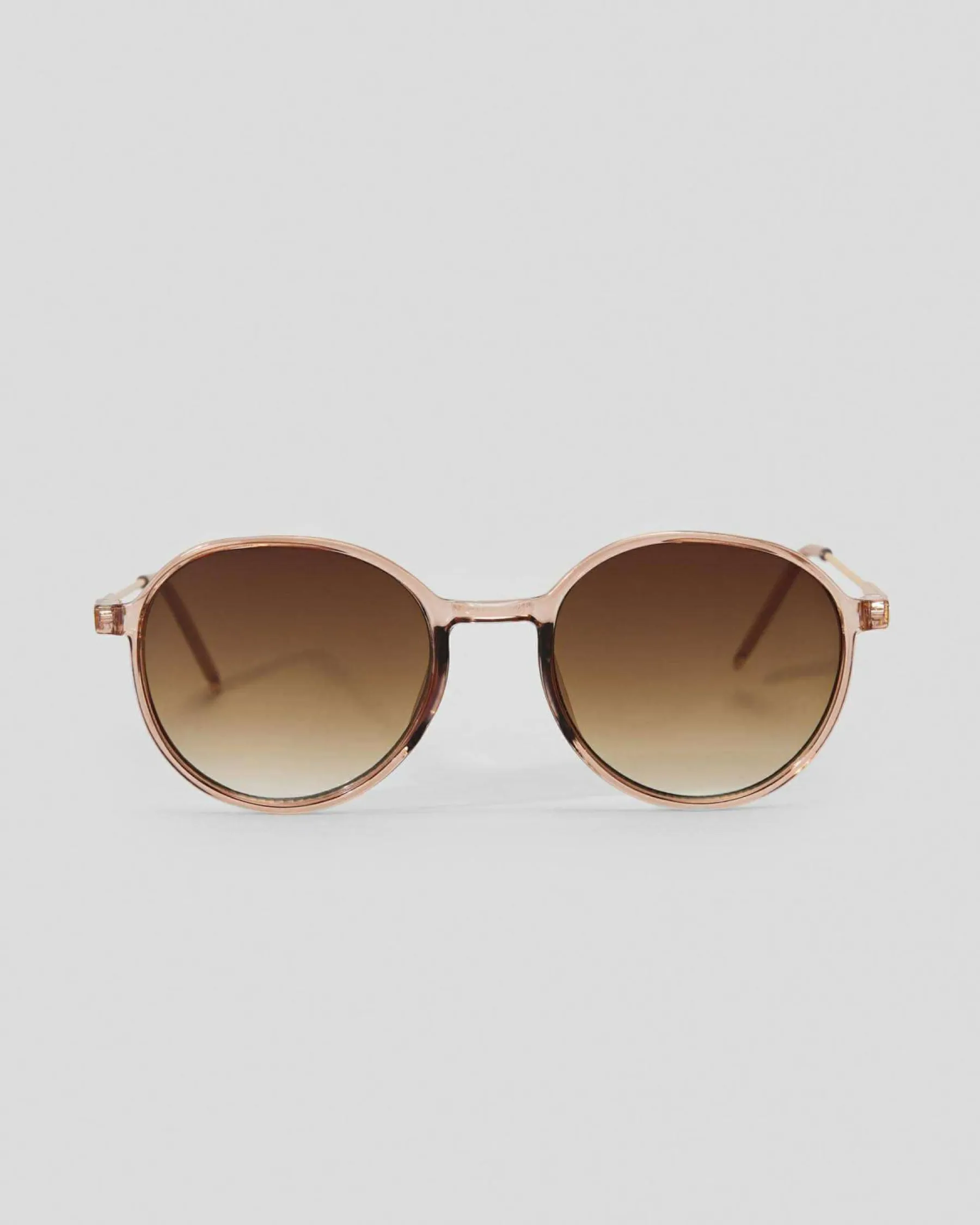 Sunglasses*Indie Eyewear Maxwell Sunglasses Crystal Tea/gd Brown
