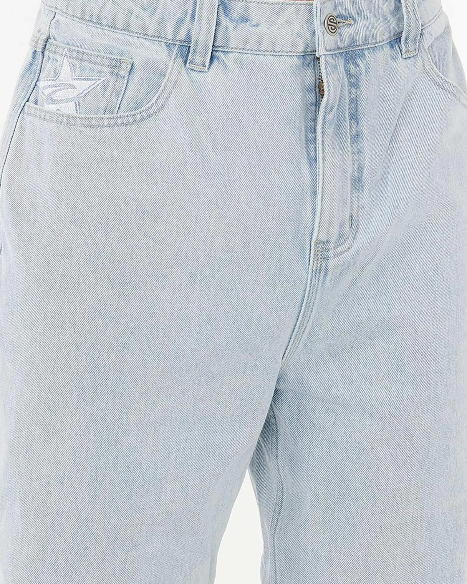 Denim|Shorts & Bottoms*Rip Curl Medina Rip Script Denim Jeans Bleached Blue