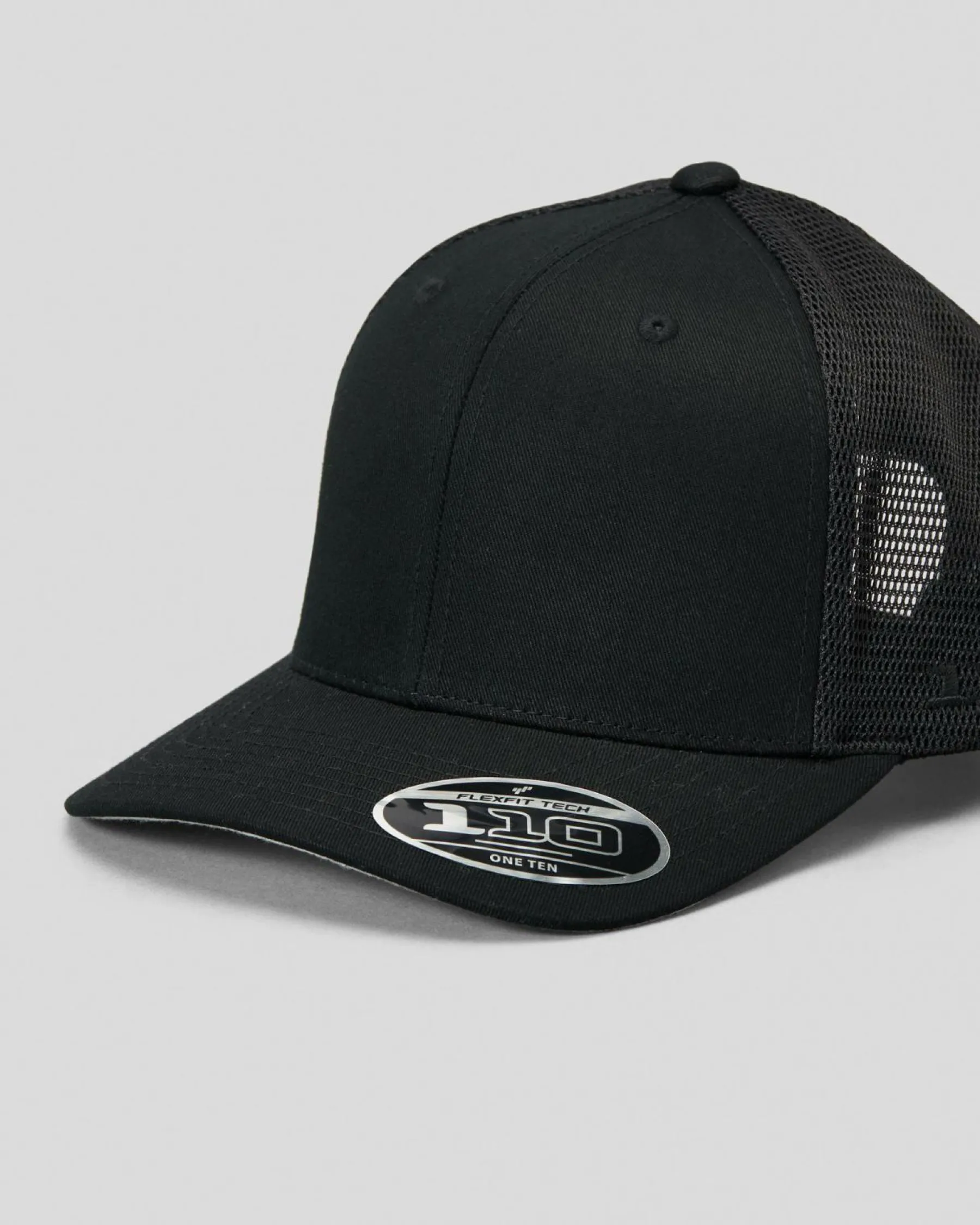 Headwear*Flexfit Mesh Trucker Cap Black