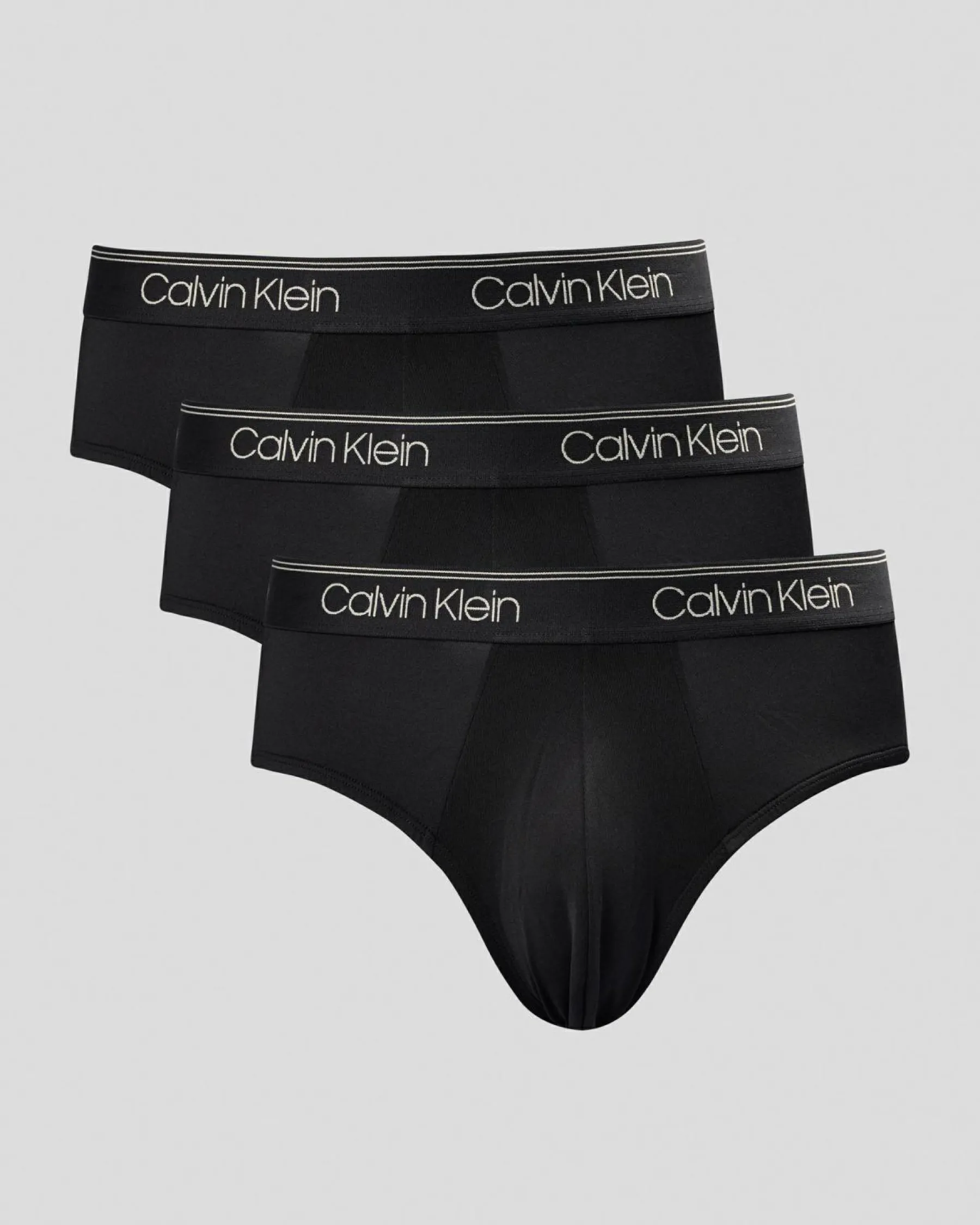 Underwear & Sleepwear*Calvin Klein Micro Stretch Hip Brief 3 Pack Black/black/black