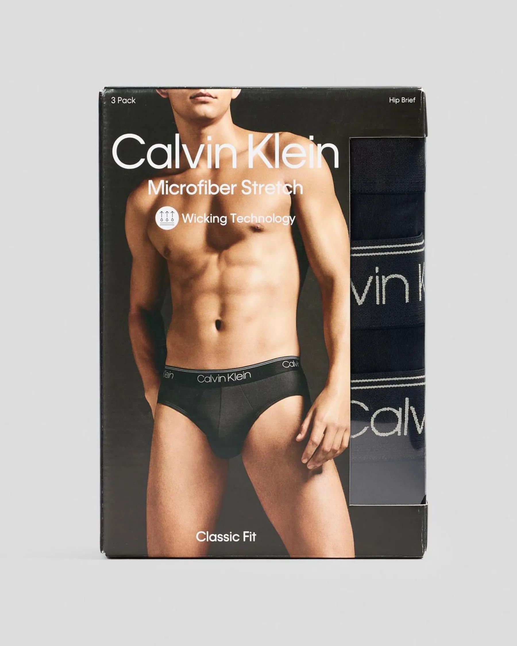 Underwear & Sleepwear*Calvin Klein Micro Stretch Hip Brief 3 Pack Black/black/black