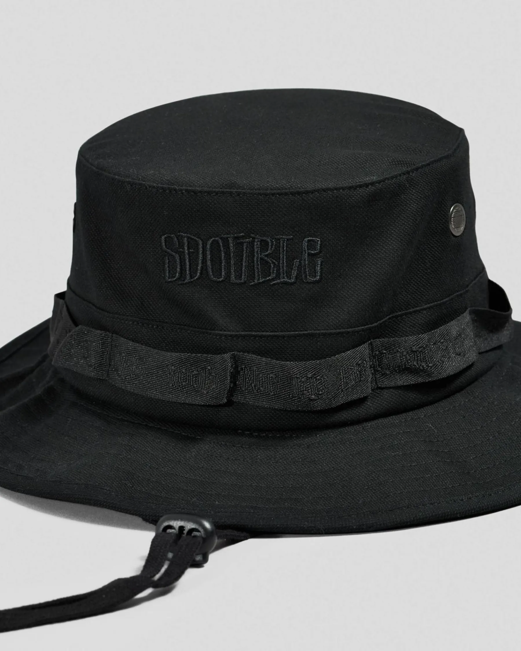 Headwear*S-Double Mid-Block Boonie Hat Black